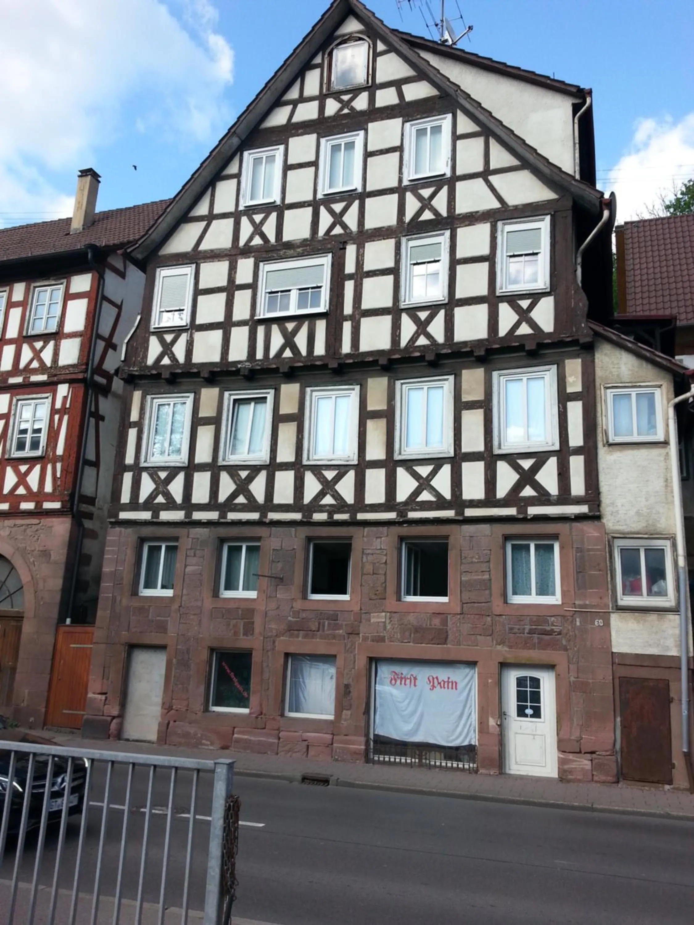 Property building in Ferienwohnung Hermann Hesse Stadt