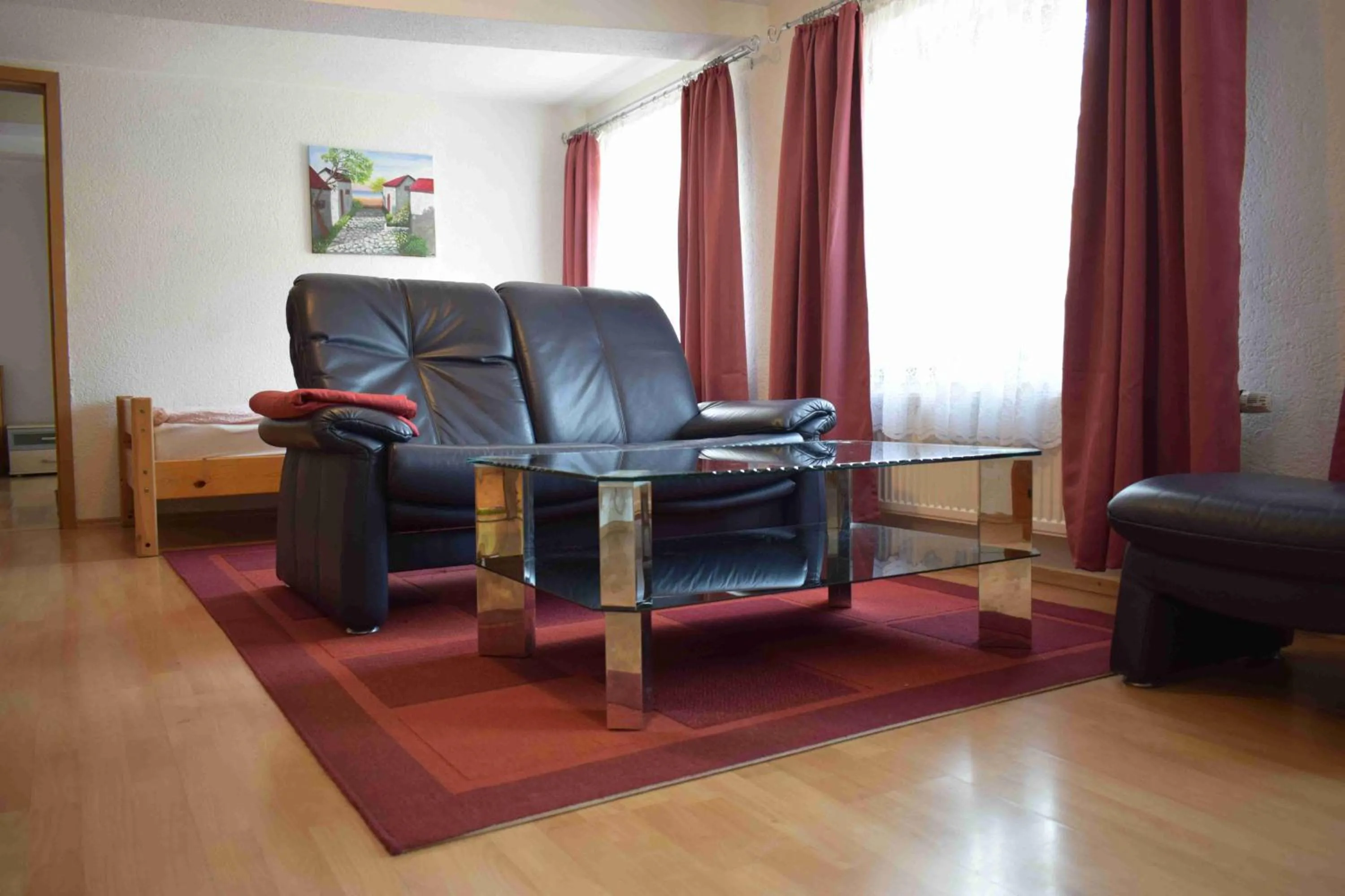 Living room in Ferienwohnung Hermann Hesse Stadt