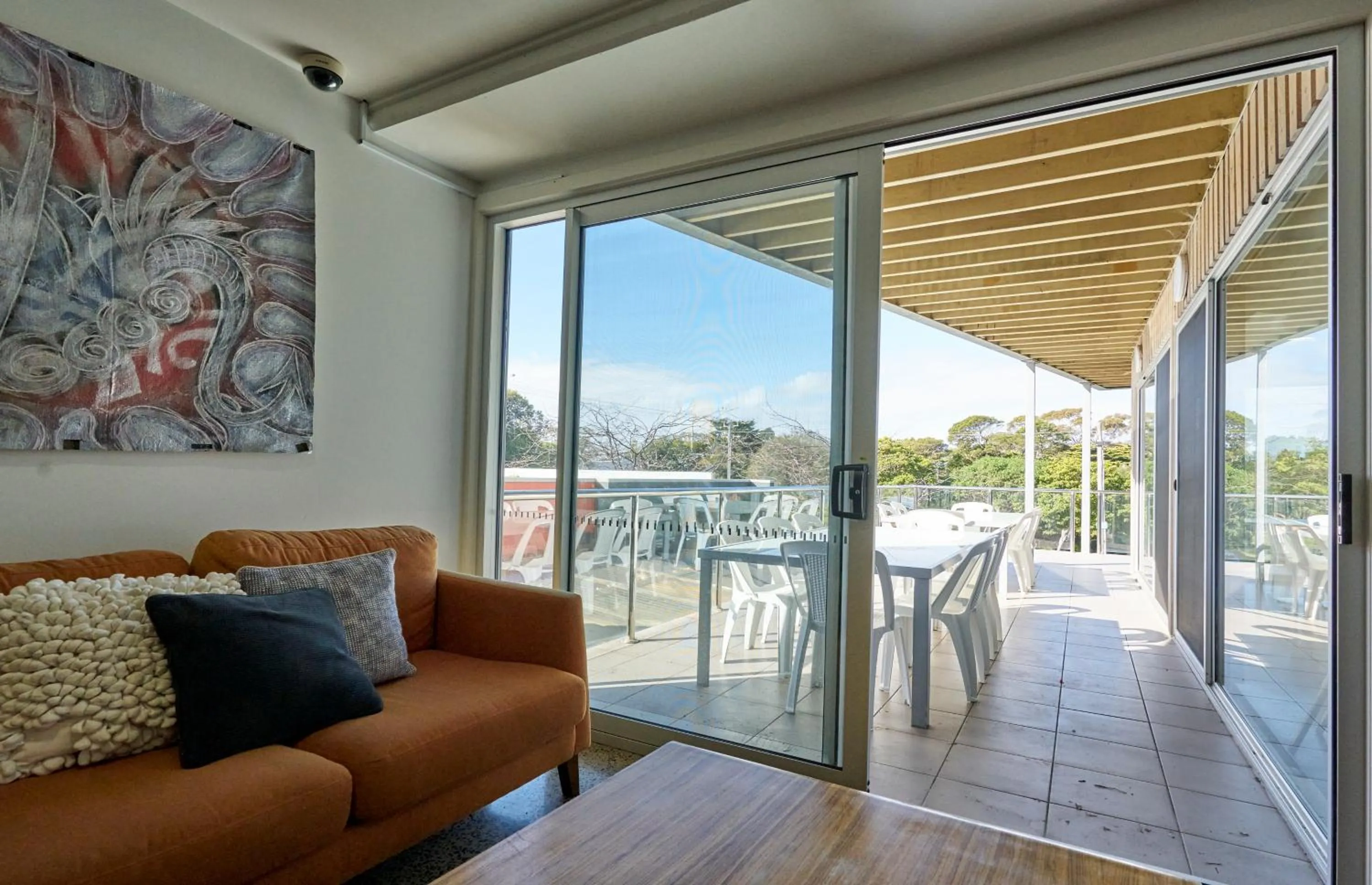 Balcony/Terrace in The Island Accommodation