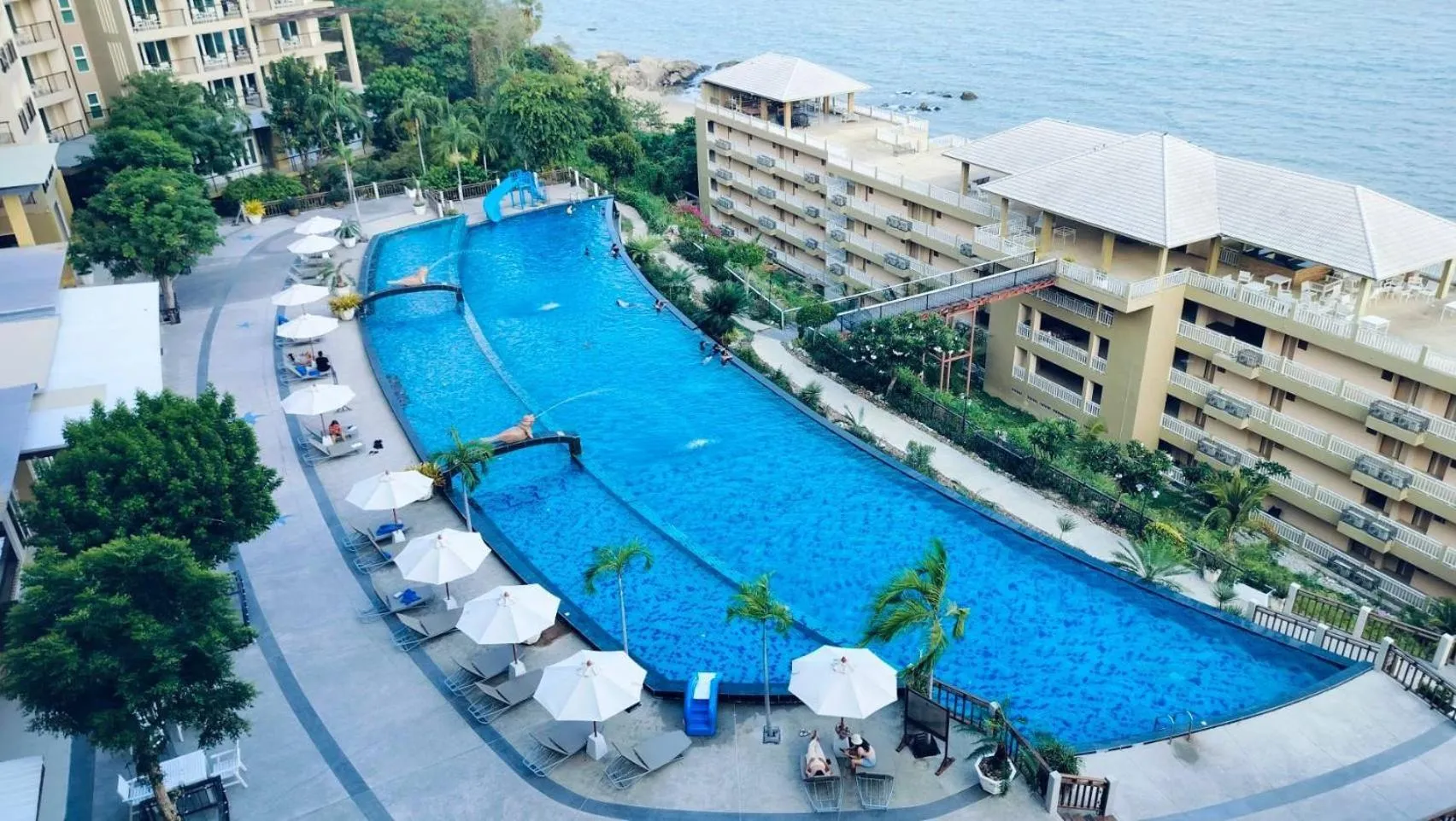 Swimming pool in Royal Phala Cliff Beach Resort