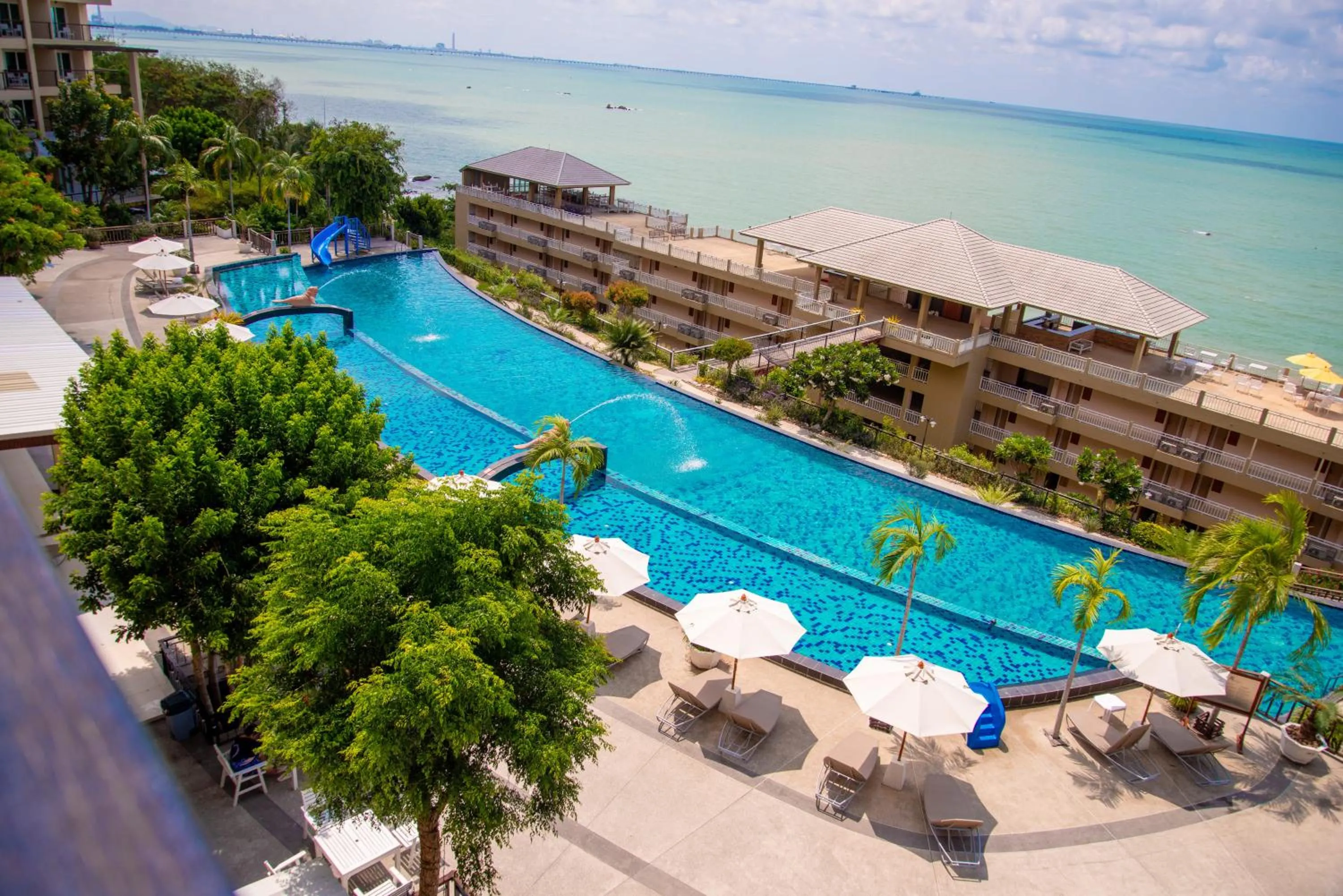 Swimming pool in Royal Phala Cliff Beach Resort
