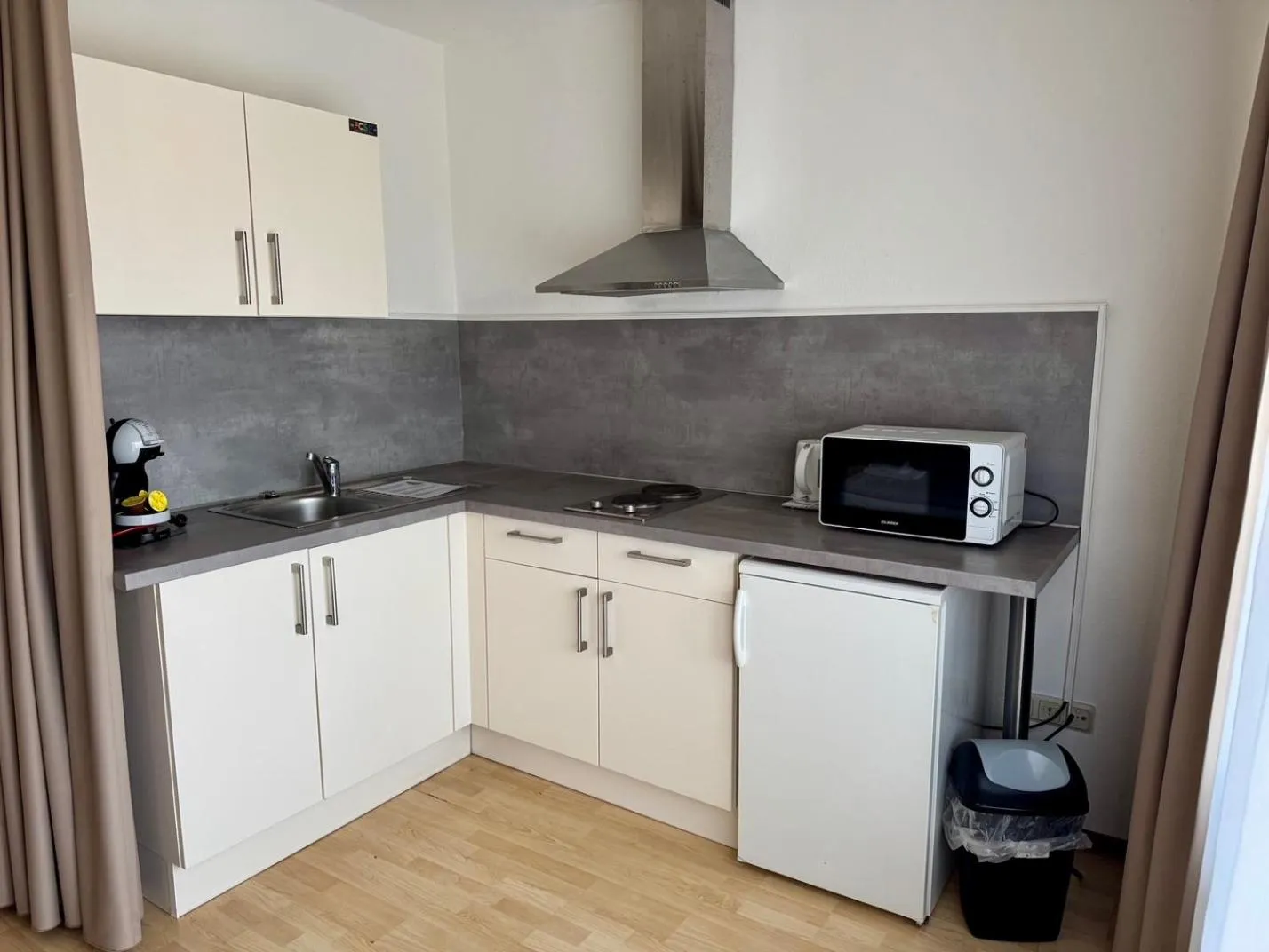 Kitchen or kitchenette in Gästehaus Haßloch/Pfalz