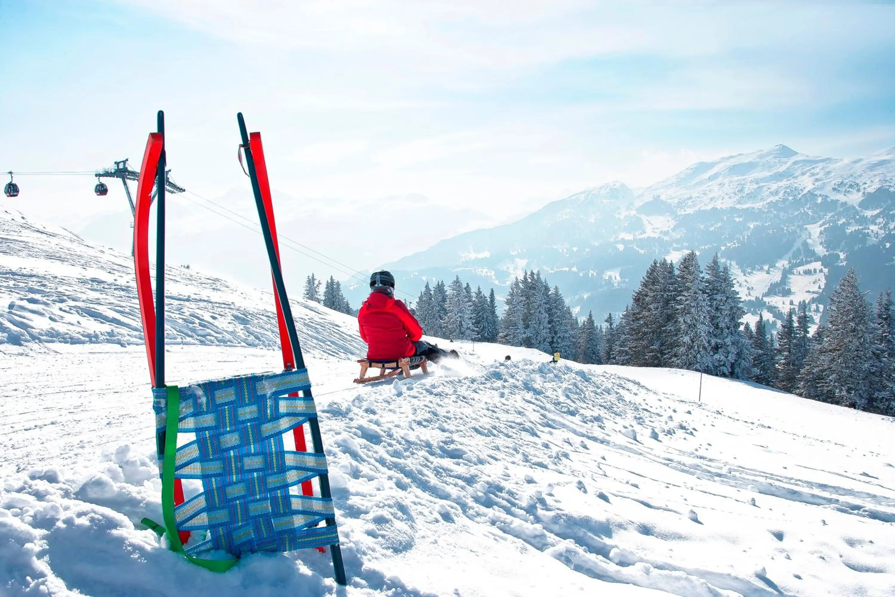 Winter in Posthotel Valbella - Berge, Spa & Wir