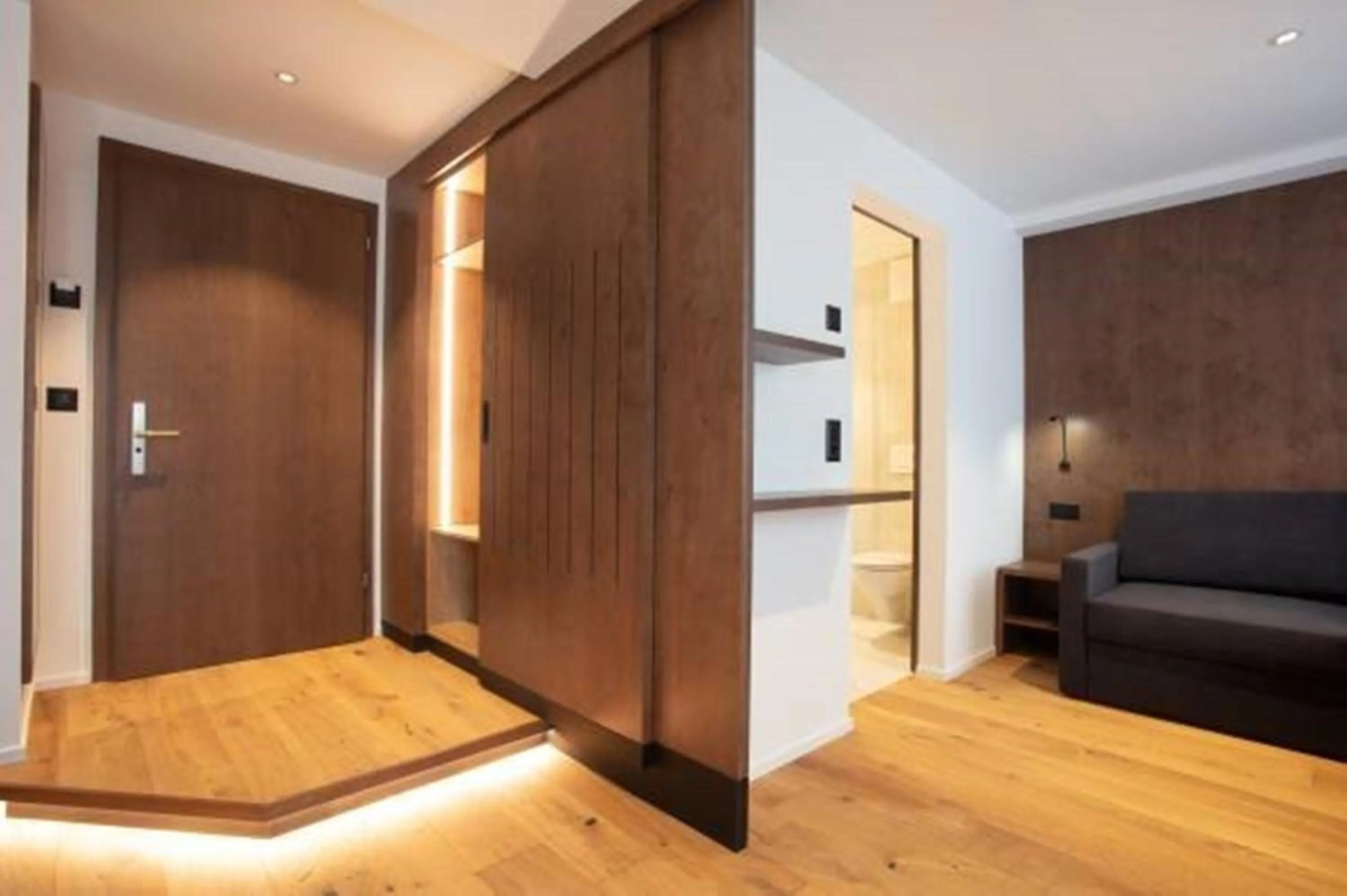 Photo of the whole room, Bed in Posthotel Valbella - Berge, Spa & Wir