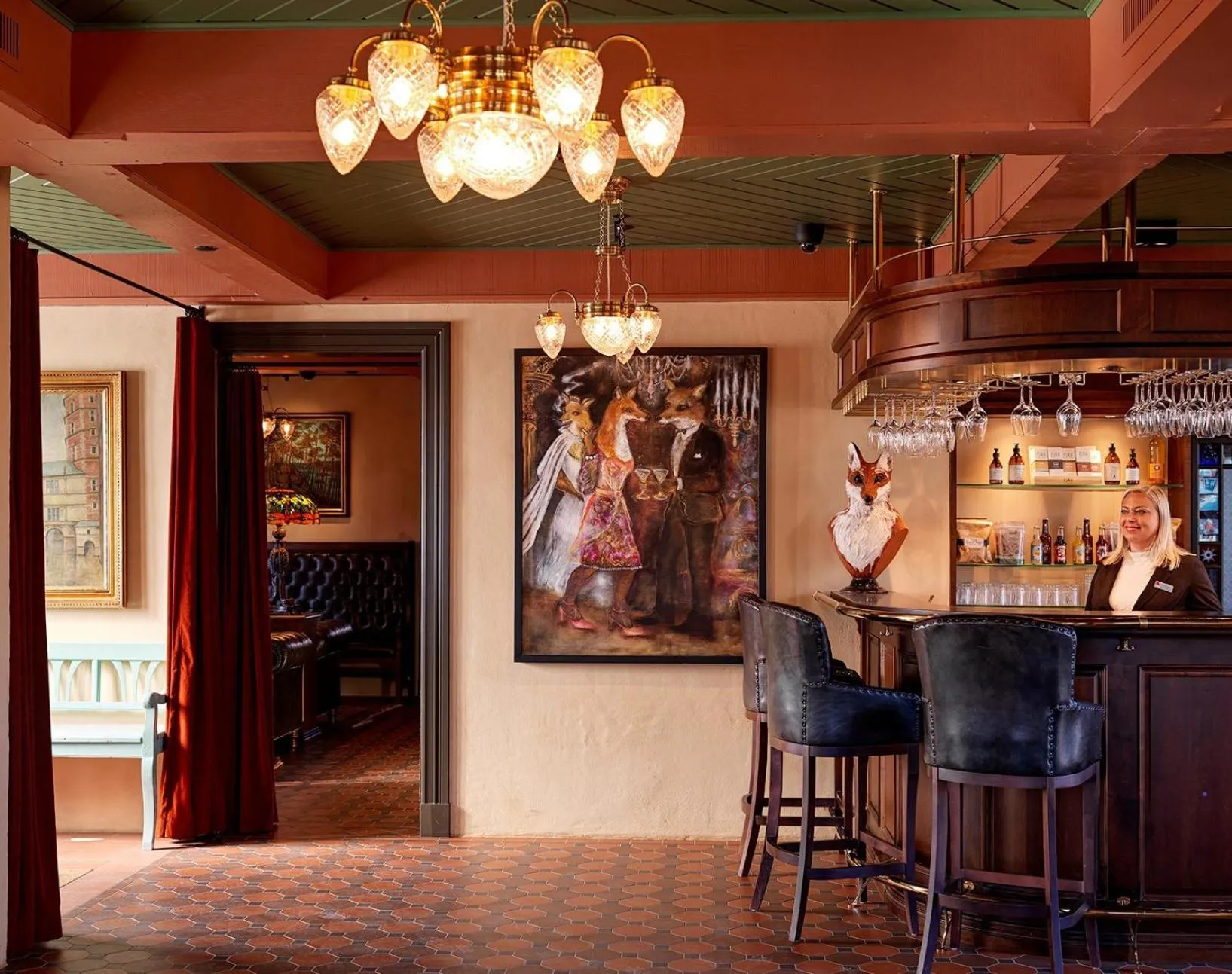 Lounge or bar in Ramme Fjordhotell - Unike Hoteller