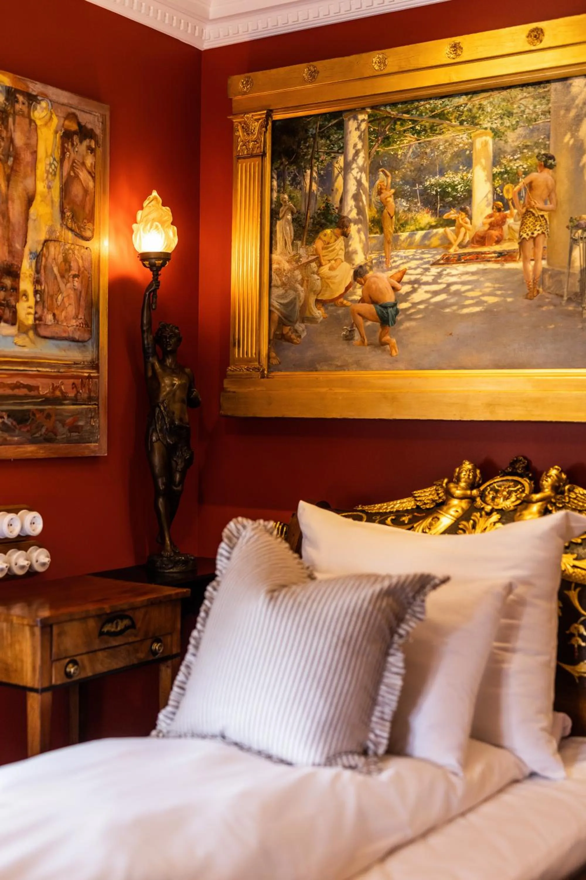 Bedroom, Bed in Ramme Fjordhotell - Unike Hoteller