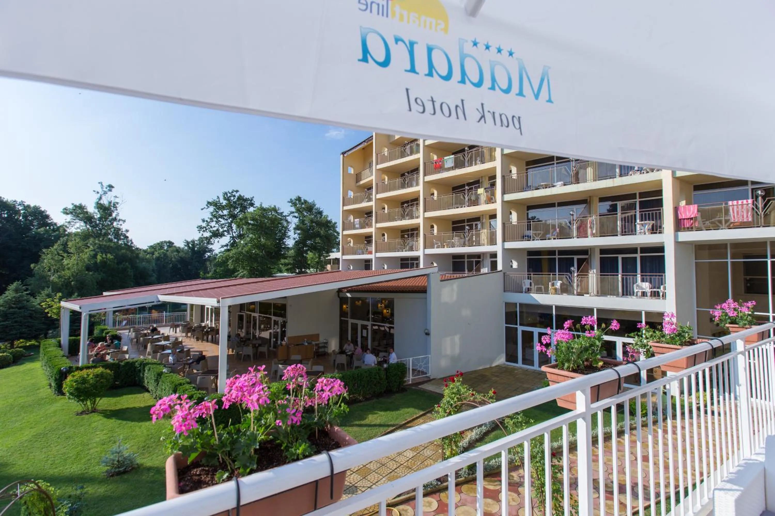 Patio in Madara Park Hotel - All Inclusive