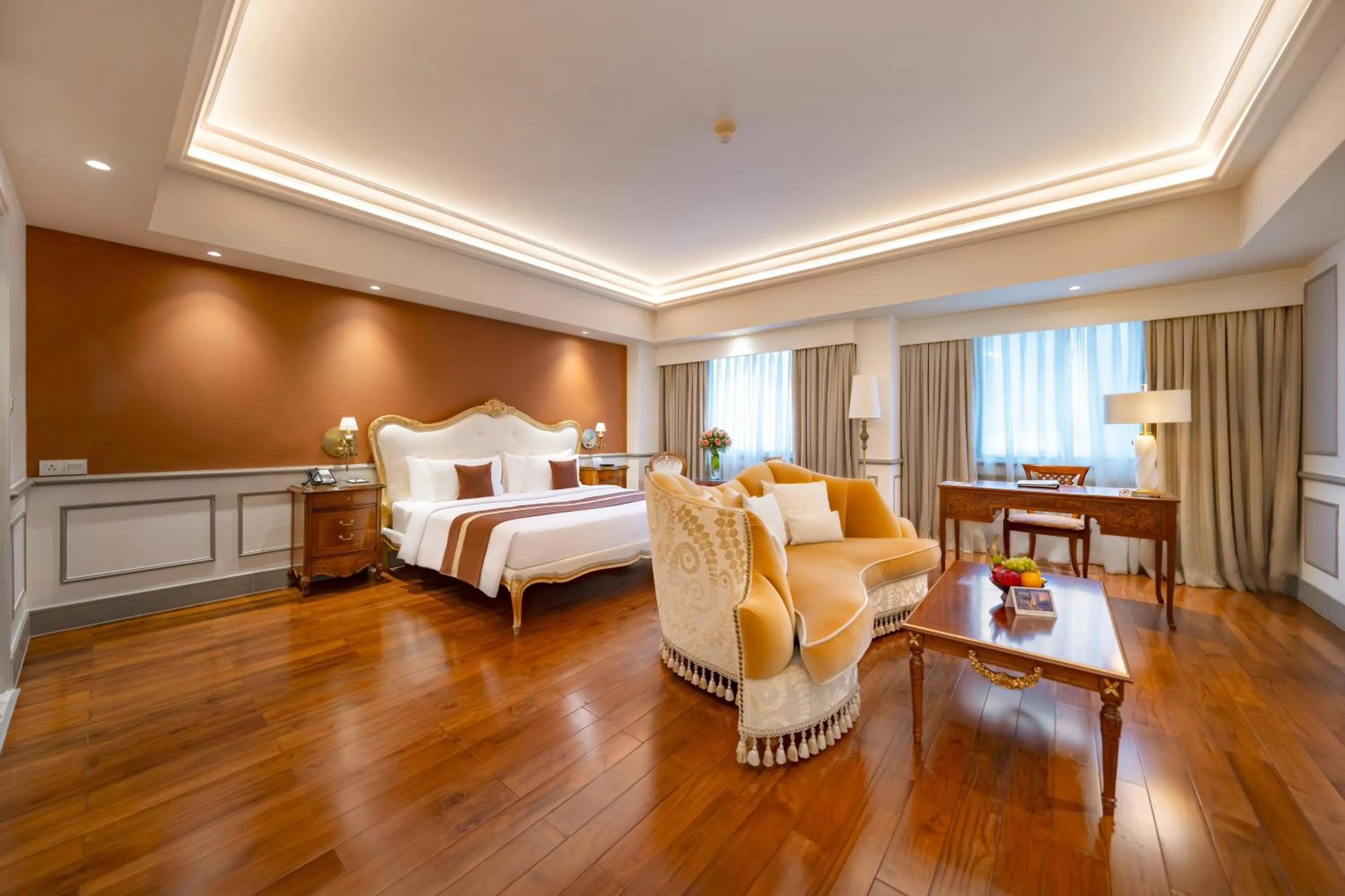 Bed in Saigon Prince Hotel