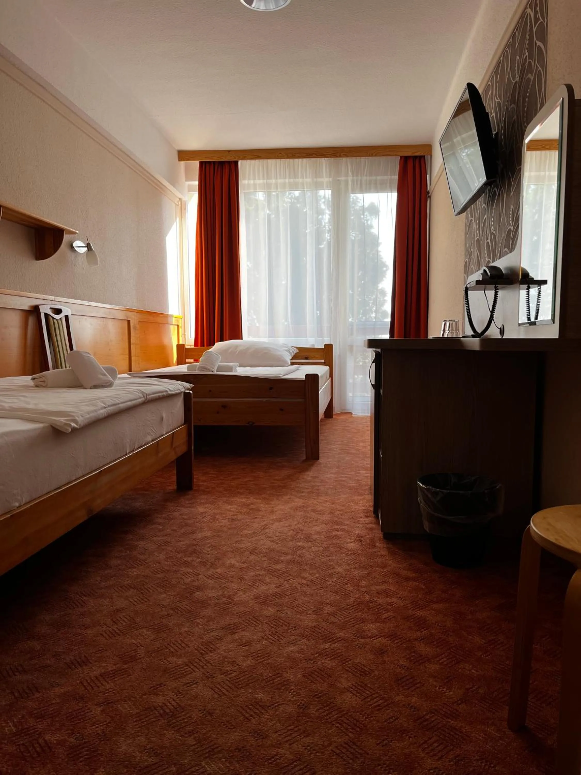 View (from property/room), Bed in Nereus Park Hotel