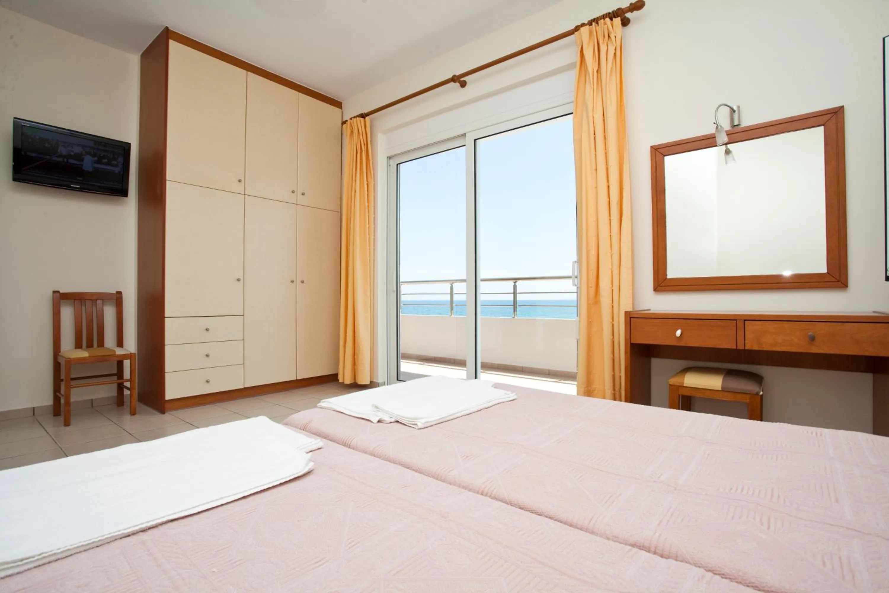 View (from property/room), Bed in Phaedra Hotel