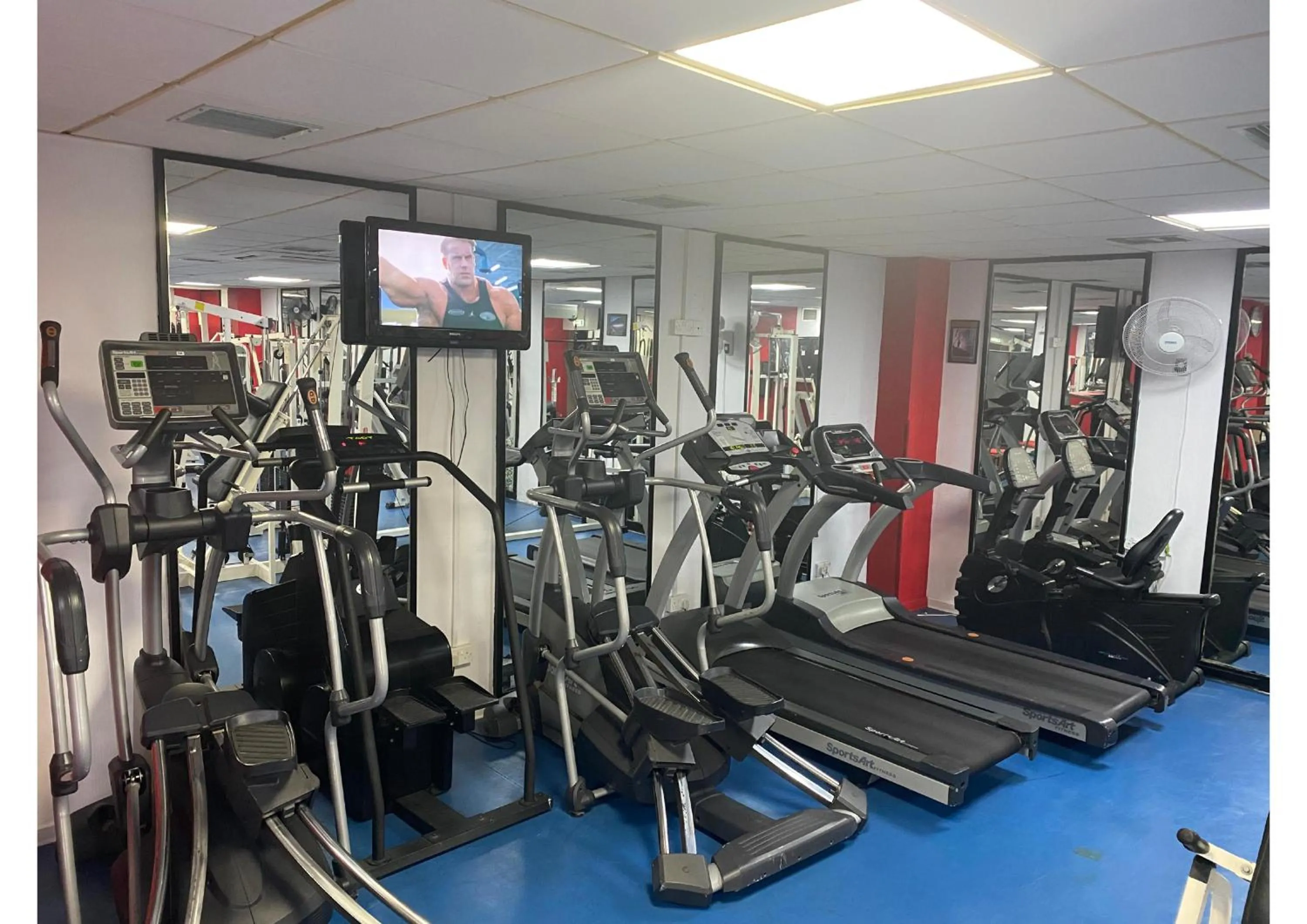 Fitness centre/facilities in Navarria Blue Hotel