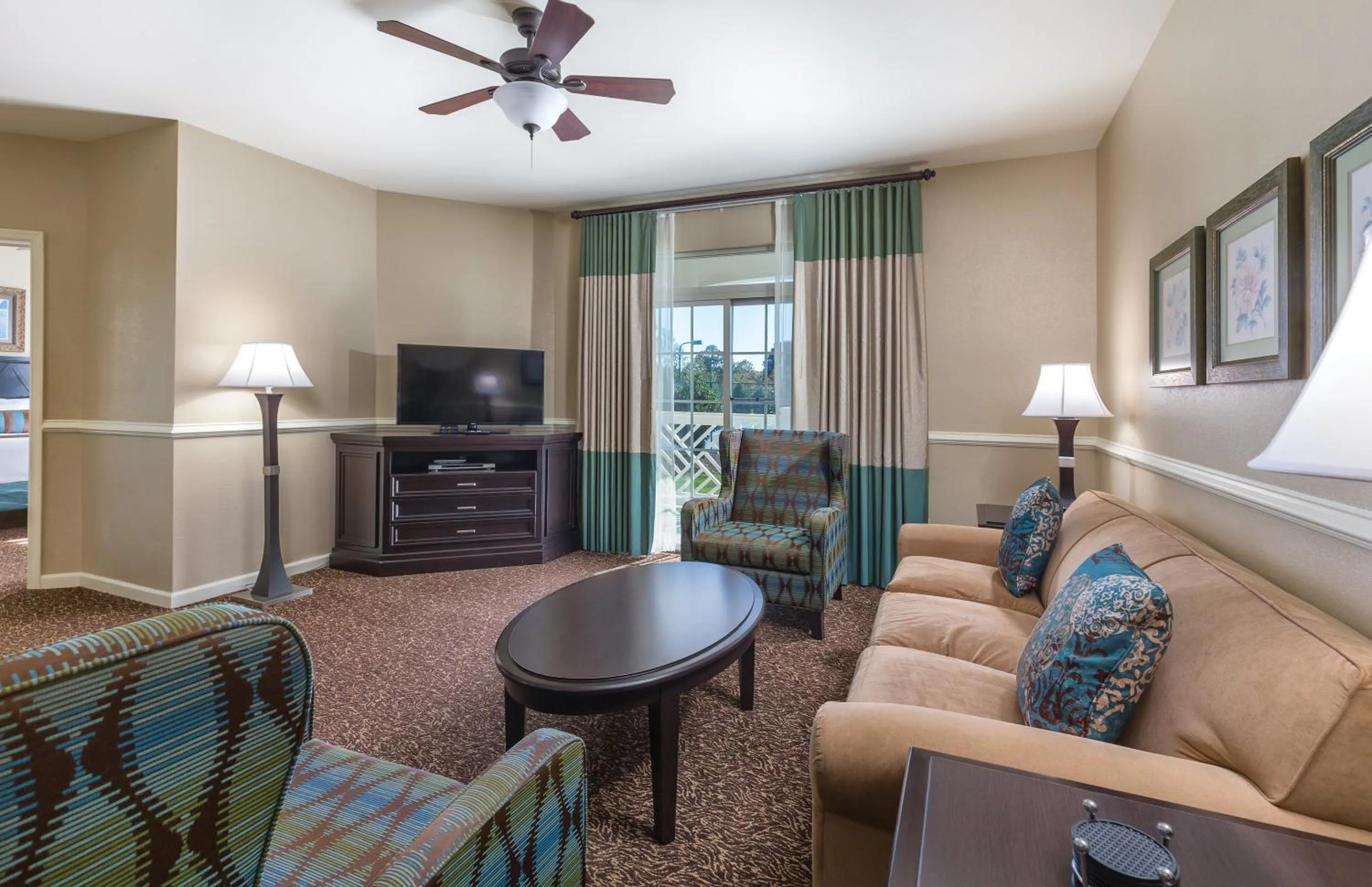 Living room in Club Wyndham Governors Green