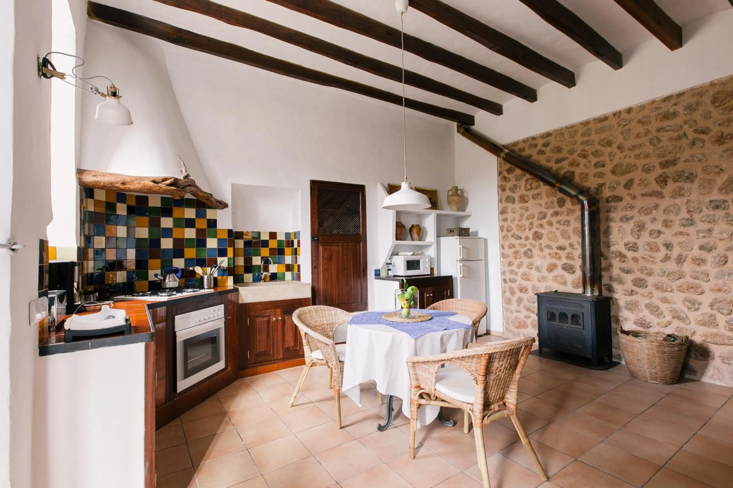 Dining area in Finca Ca'n Quatre