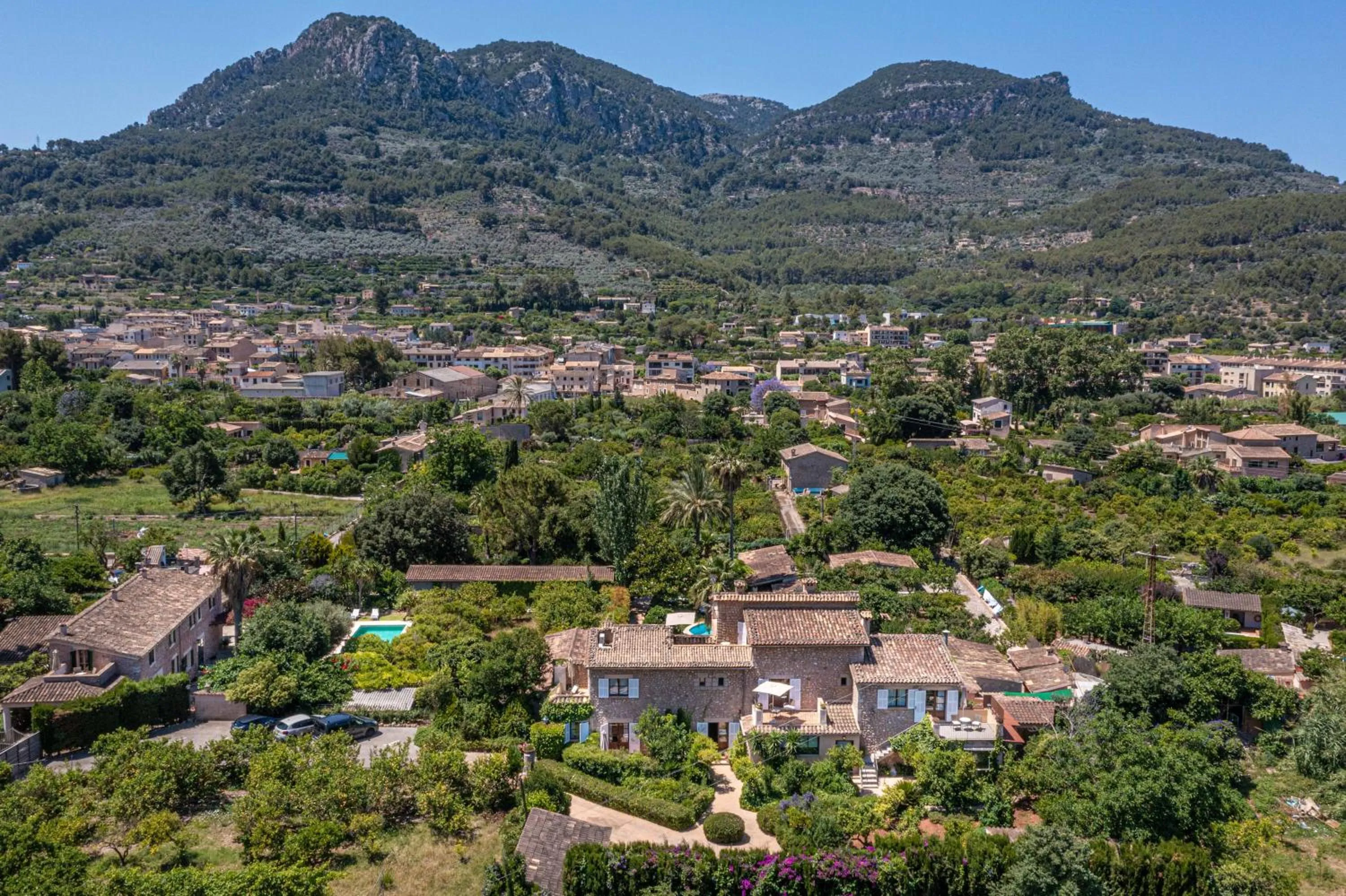 Bird's eye view in Finca Ca'n Quatre