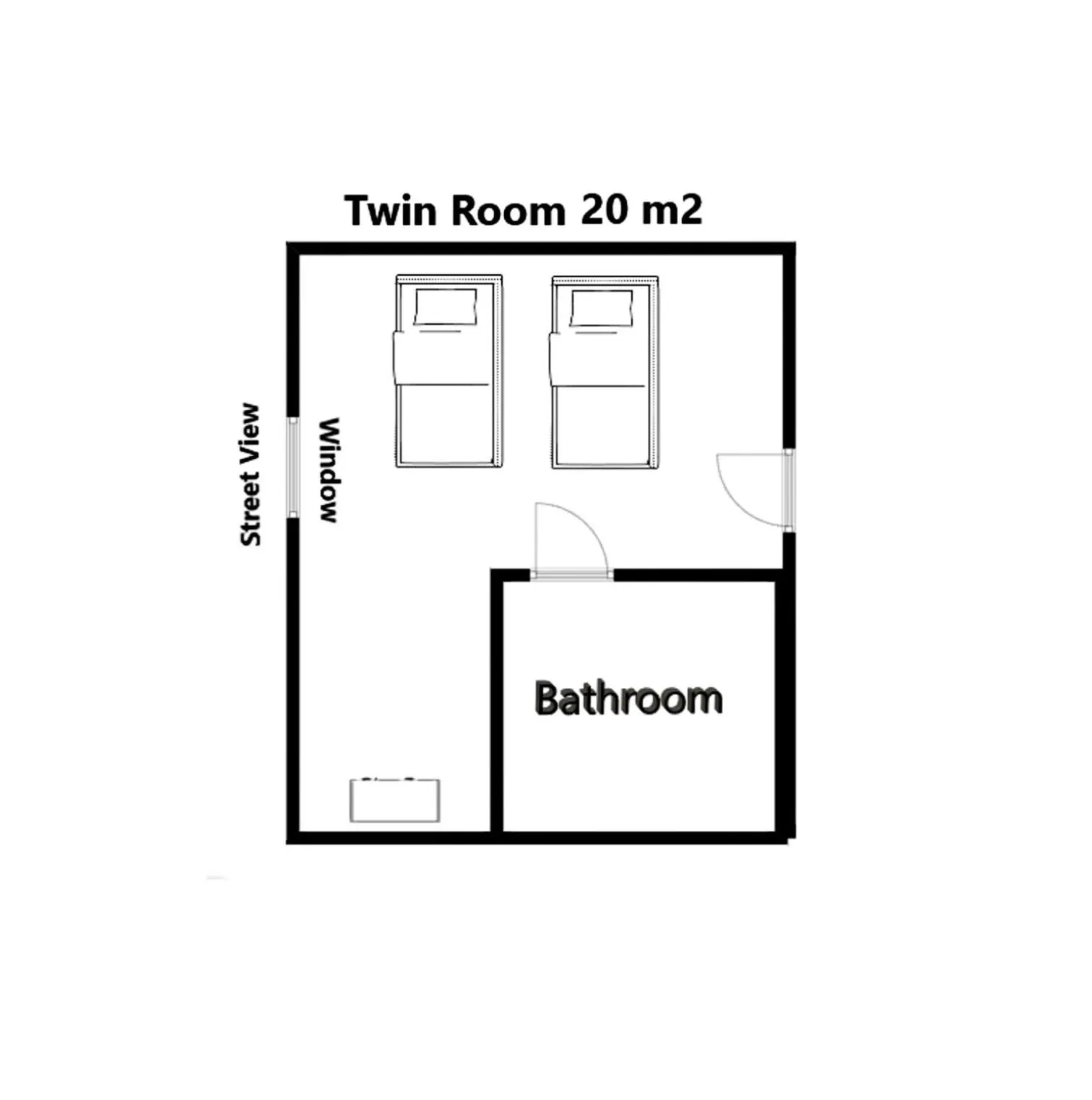 Floor plan in Lausos Hotel Sultanahmet