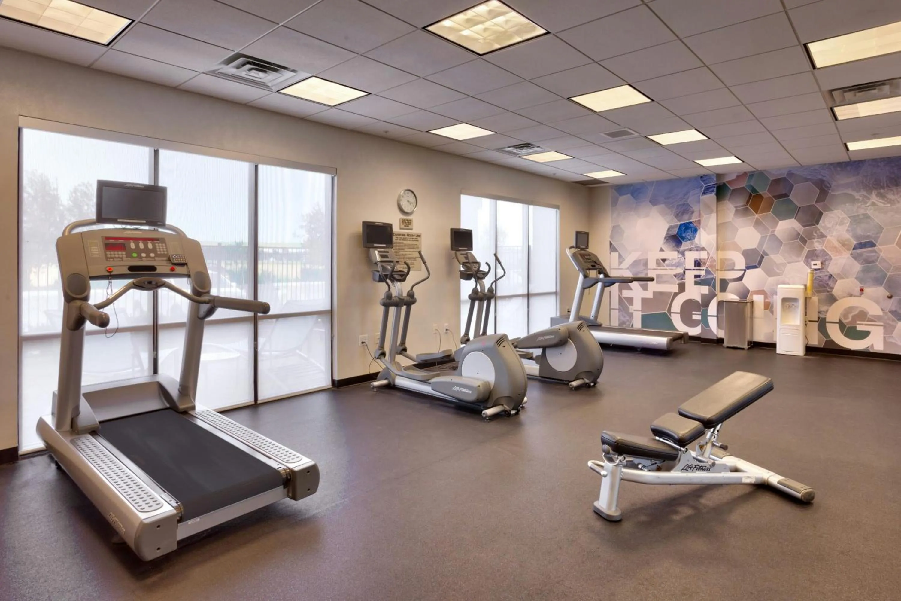 Fitness centre/facilities in SpringHill Suites by Marriott Rexburg