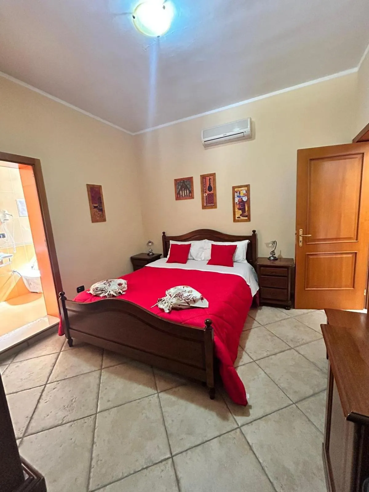 Bed in Hotel Costa Blu