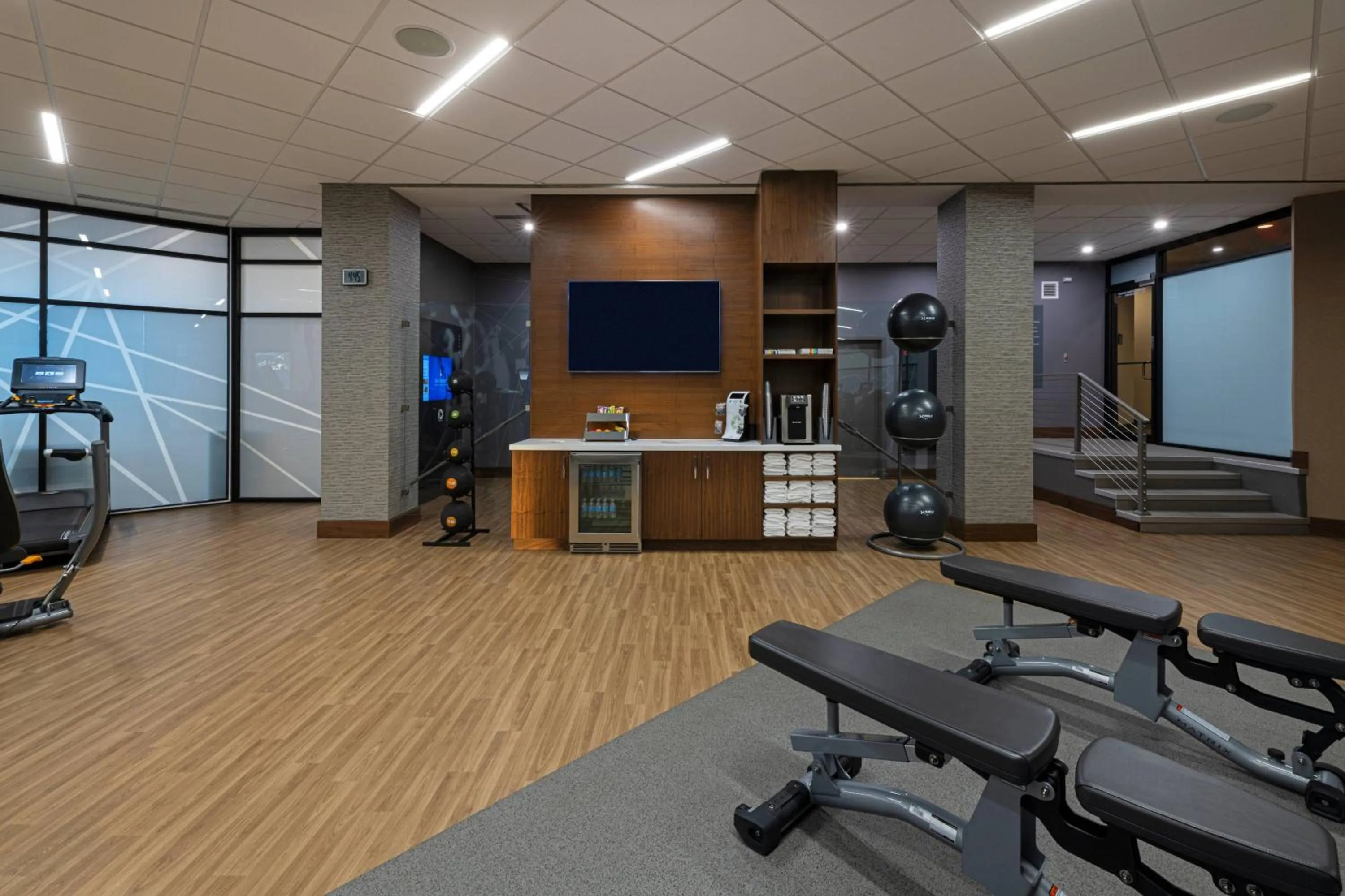 Fitness centre/facilities in Wichita Marriott