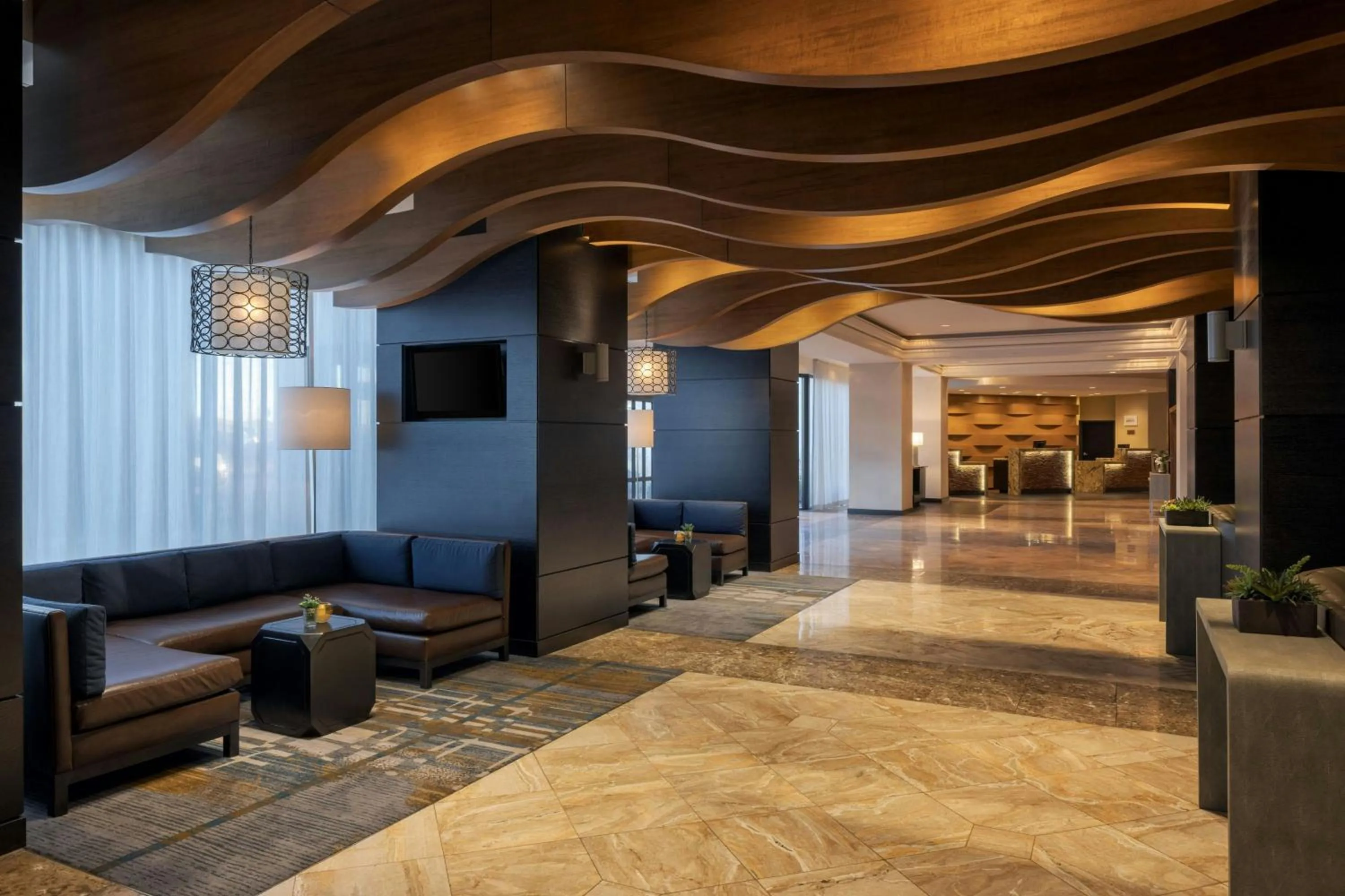 Lobby or reception in Wichita Marriott