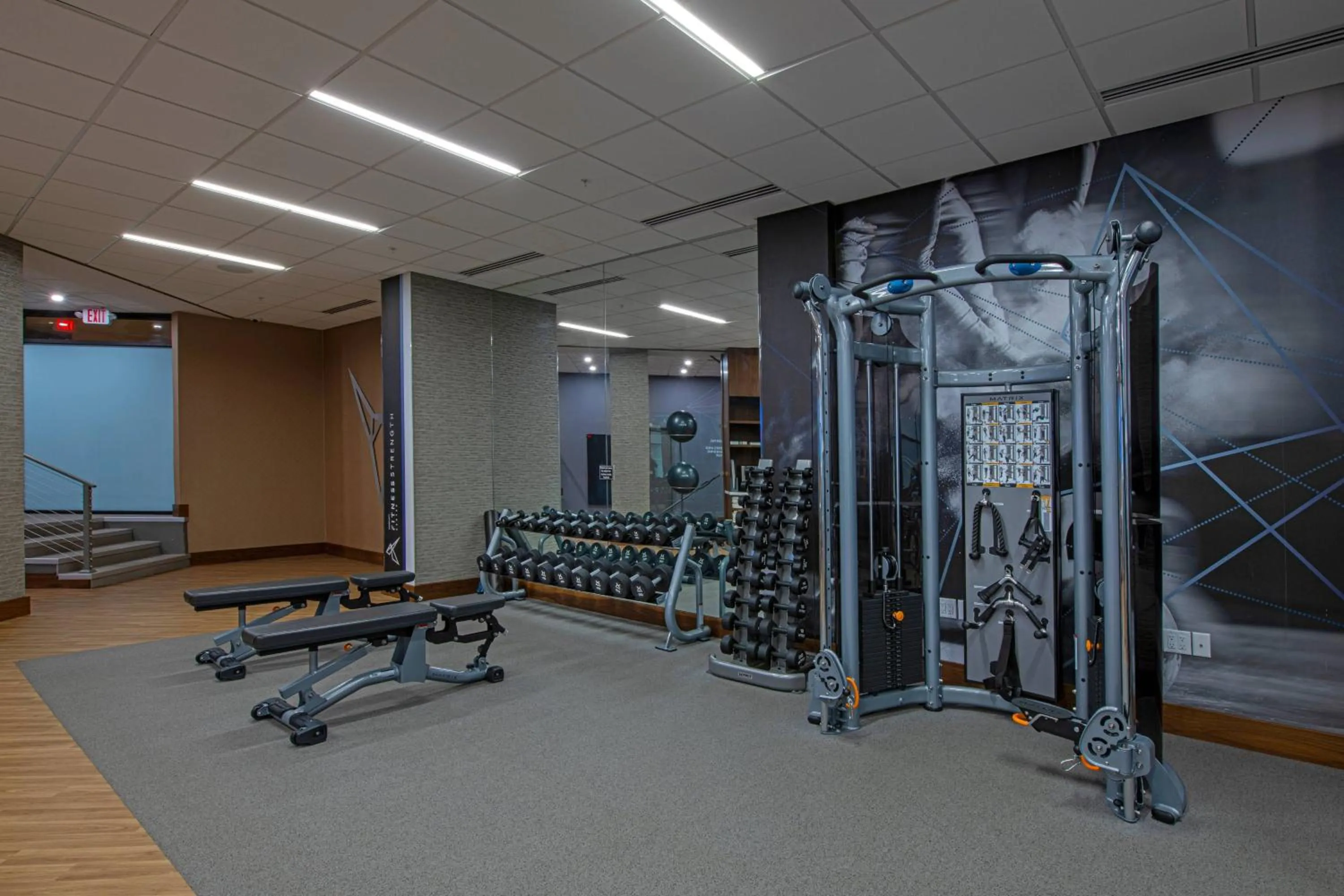 Fitness centre/facilities in Wichita Marriott