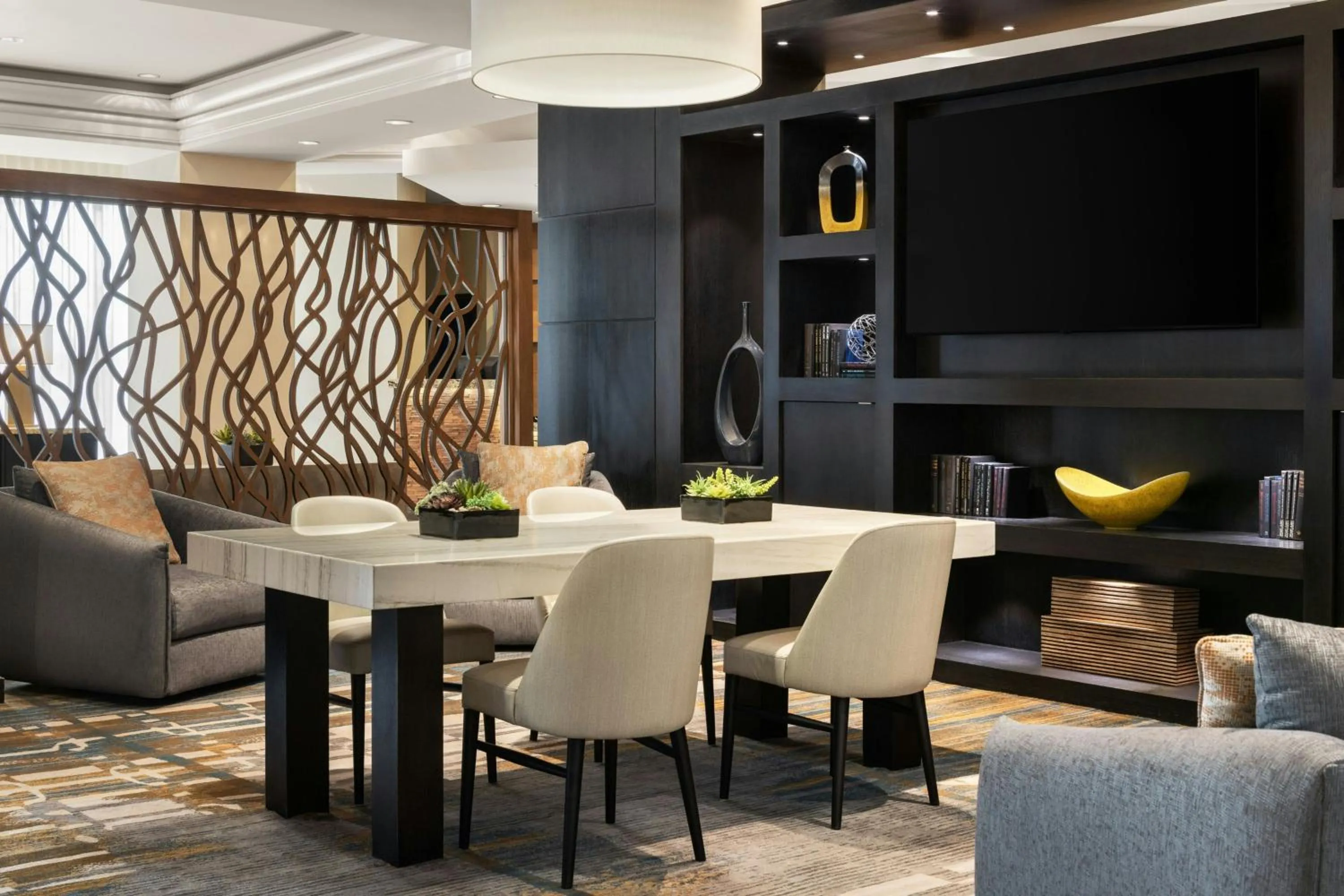 Lobby or reception in Wichita Marriott