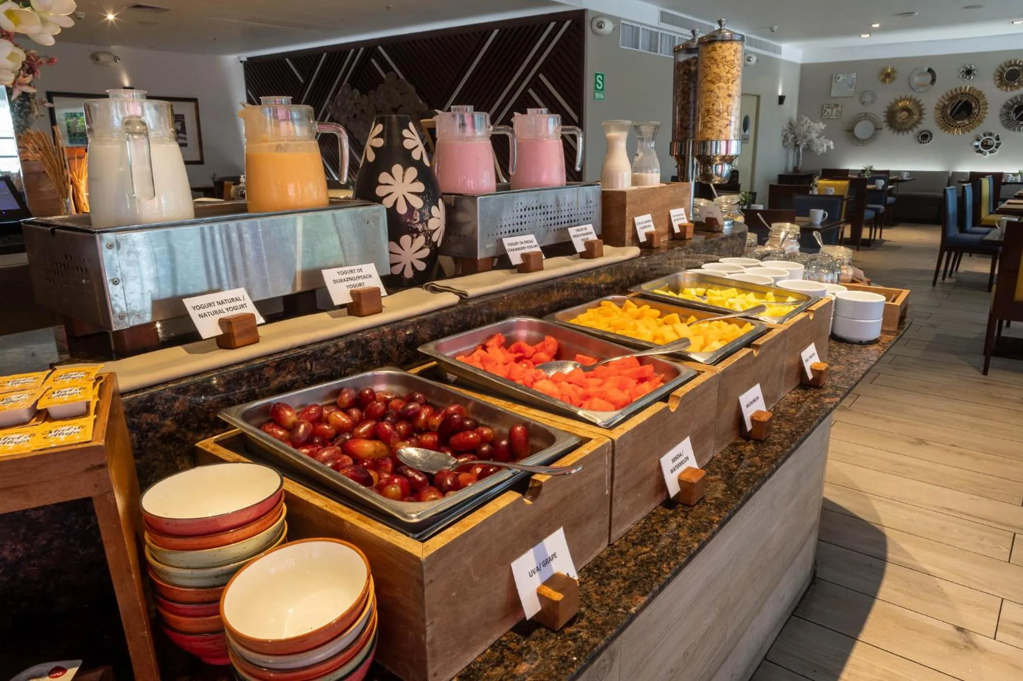Buffet breakfast in Casa Andina Premium Miraflores