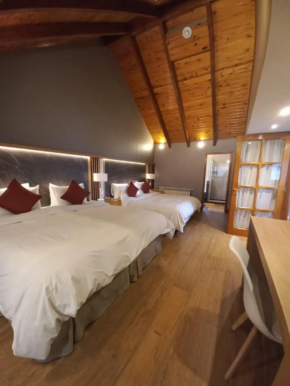 Bed in Hosteria y Restaurante America