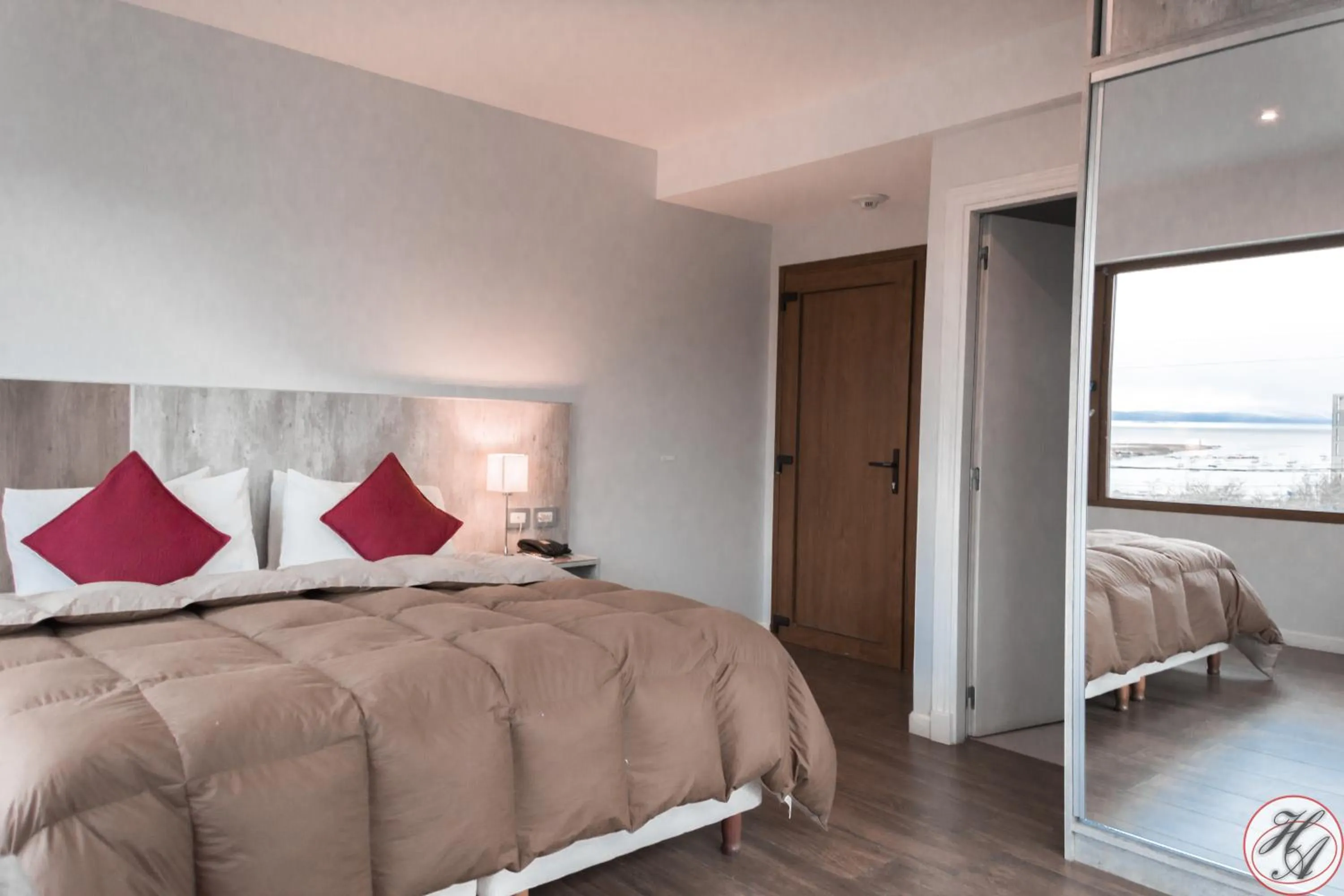 Bed in Hosteria y Restaurante America