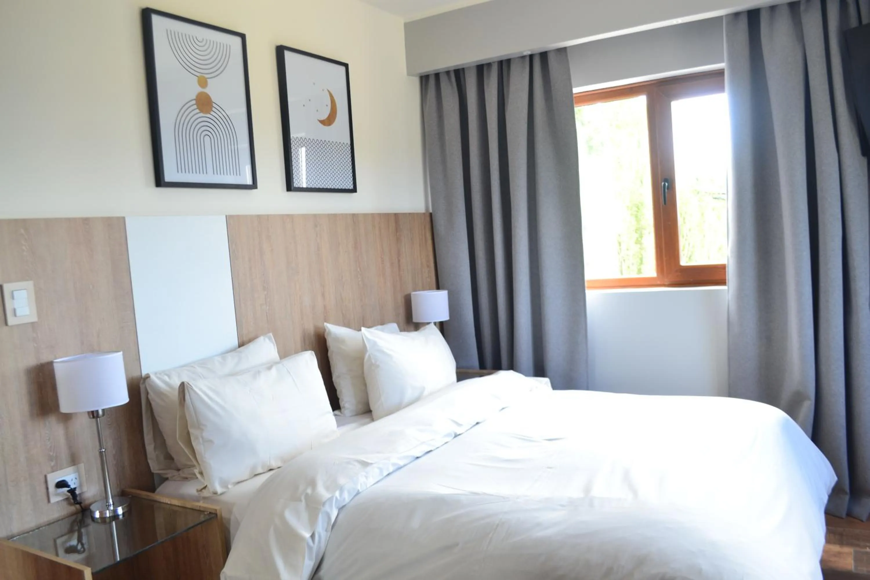 Bed in Hosteria y Restaurante America