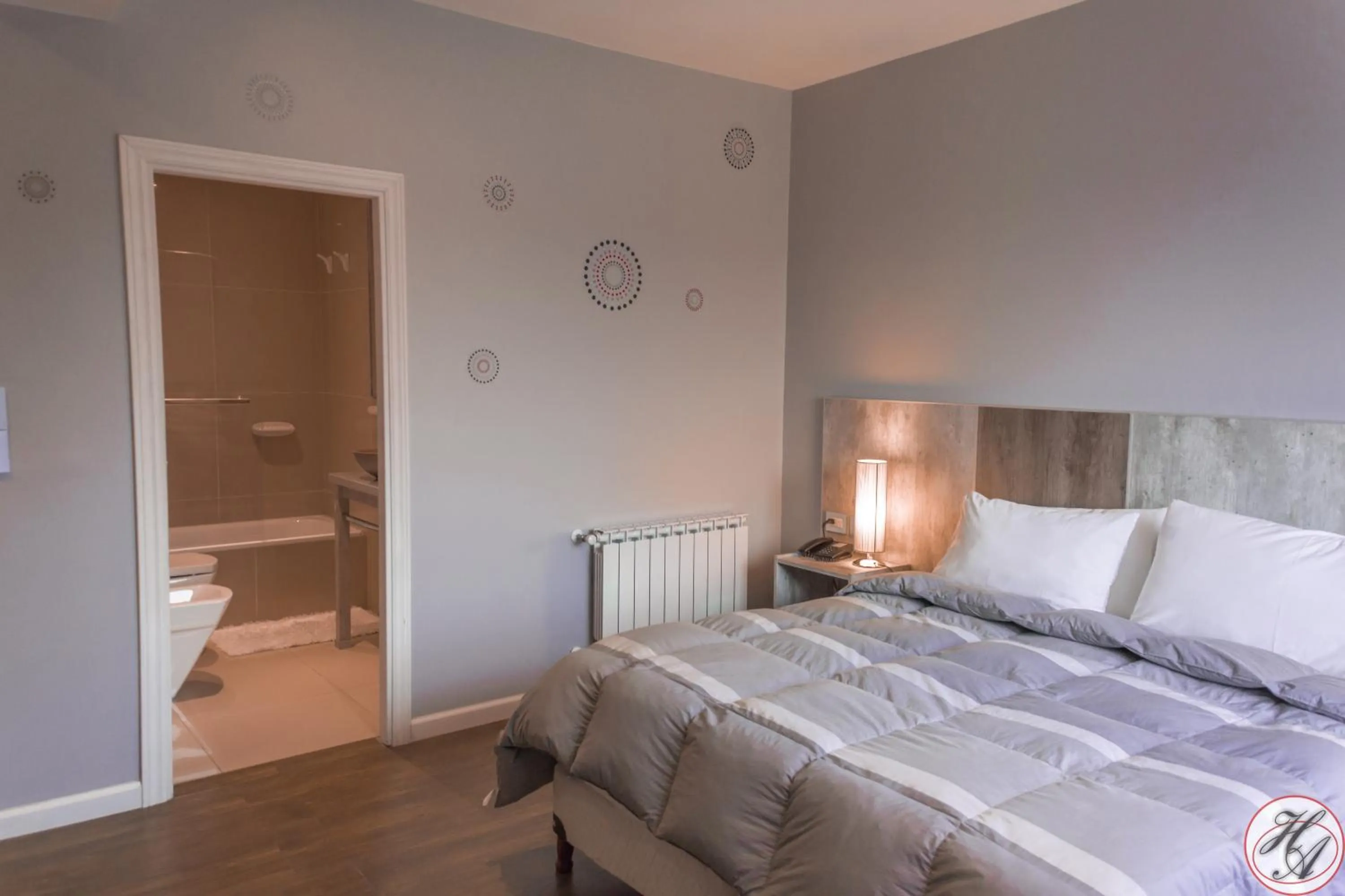 Bed in Hosteria y Restaurante America