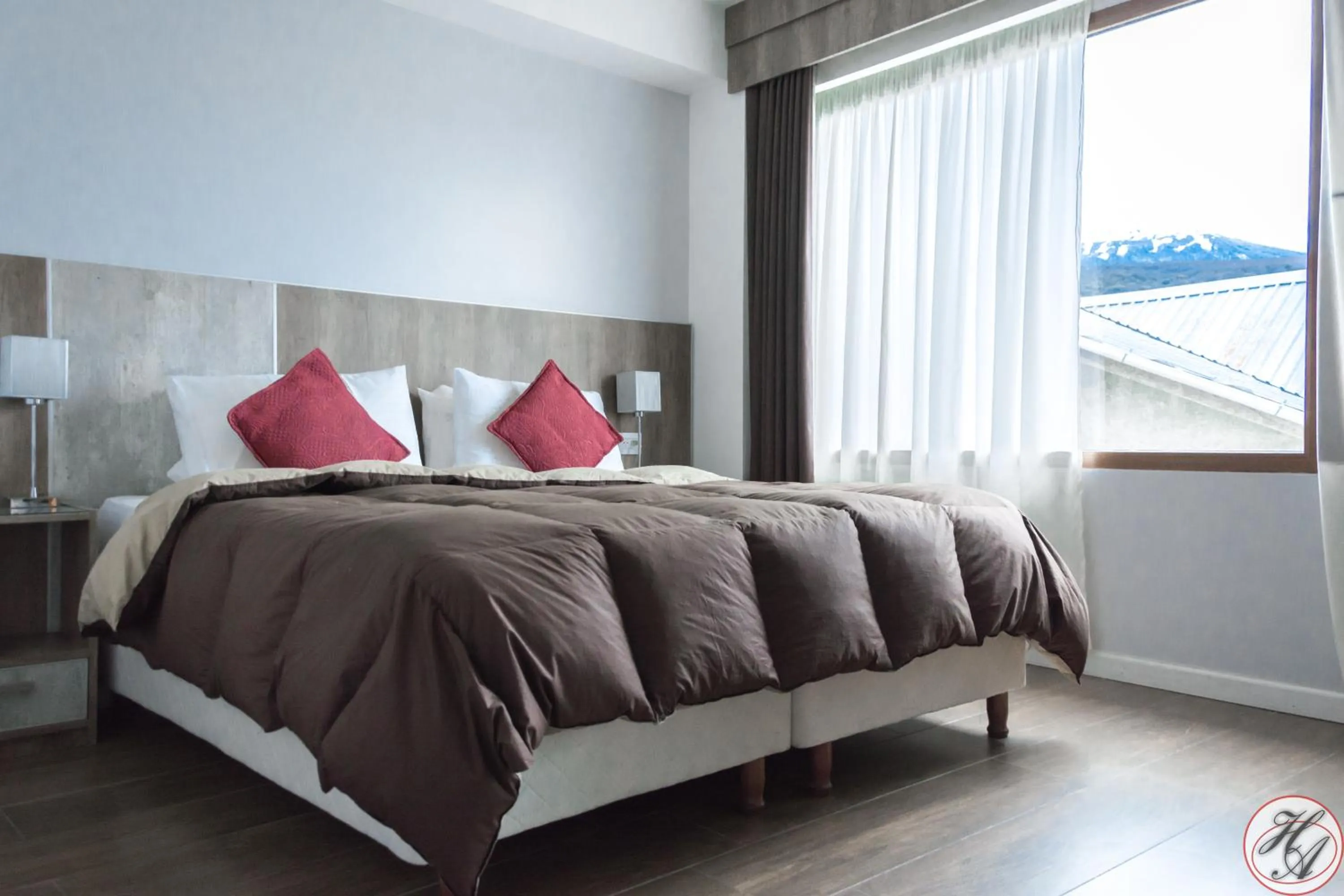 Bed in Hosteria y Restaurante America