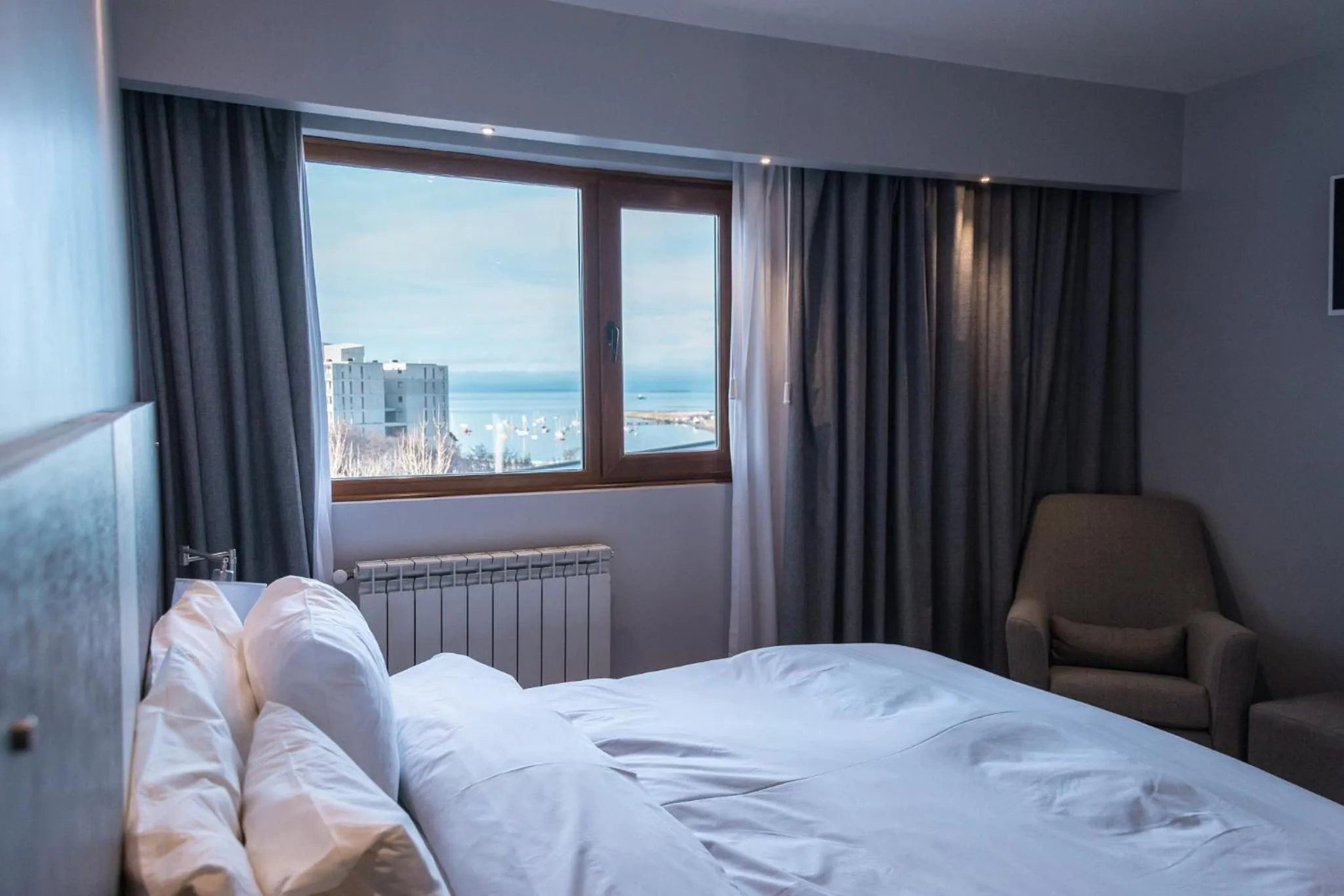 City view, Bed in Hosteria y Restaurante America