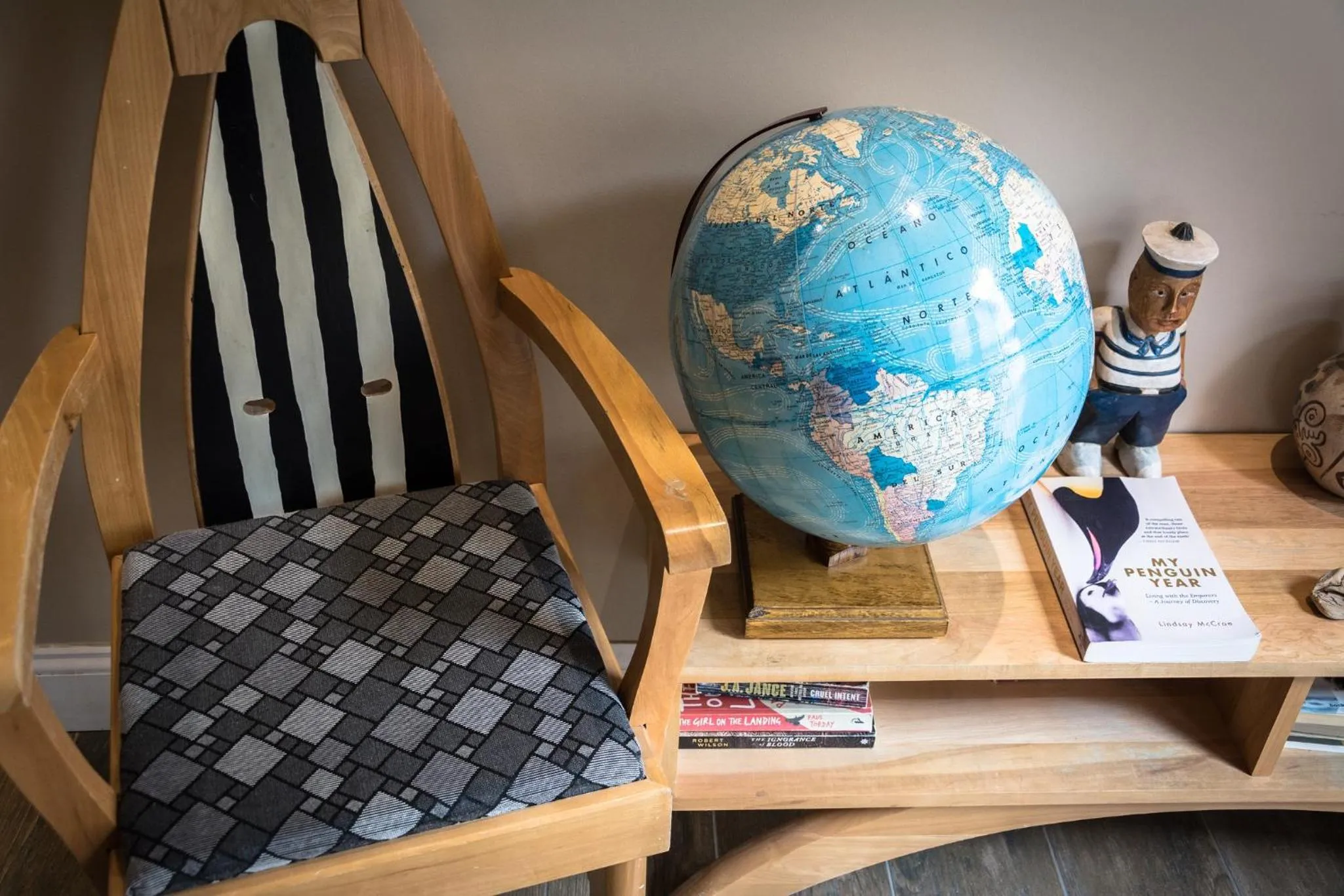 Library, Bed in Hosteria y Restaurante America
