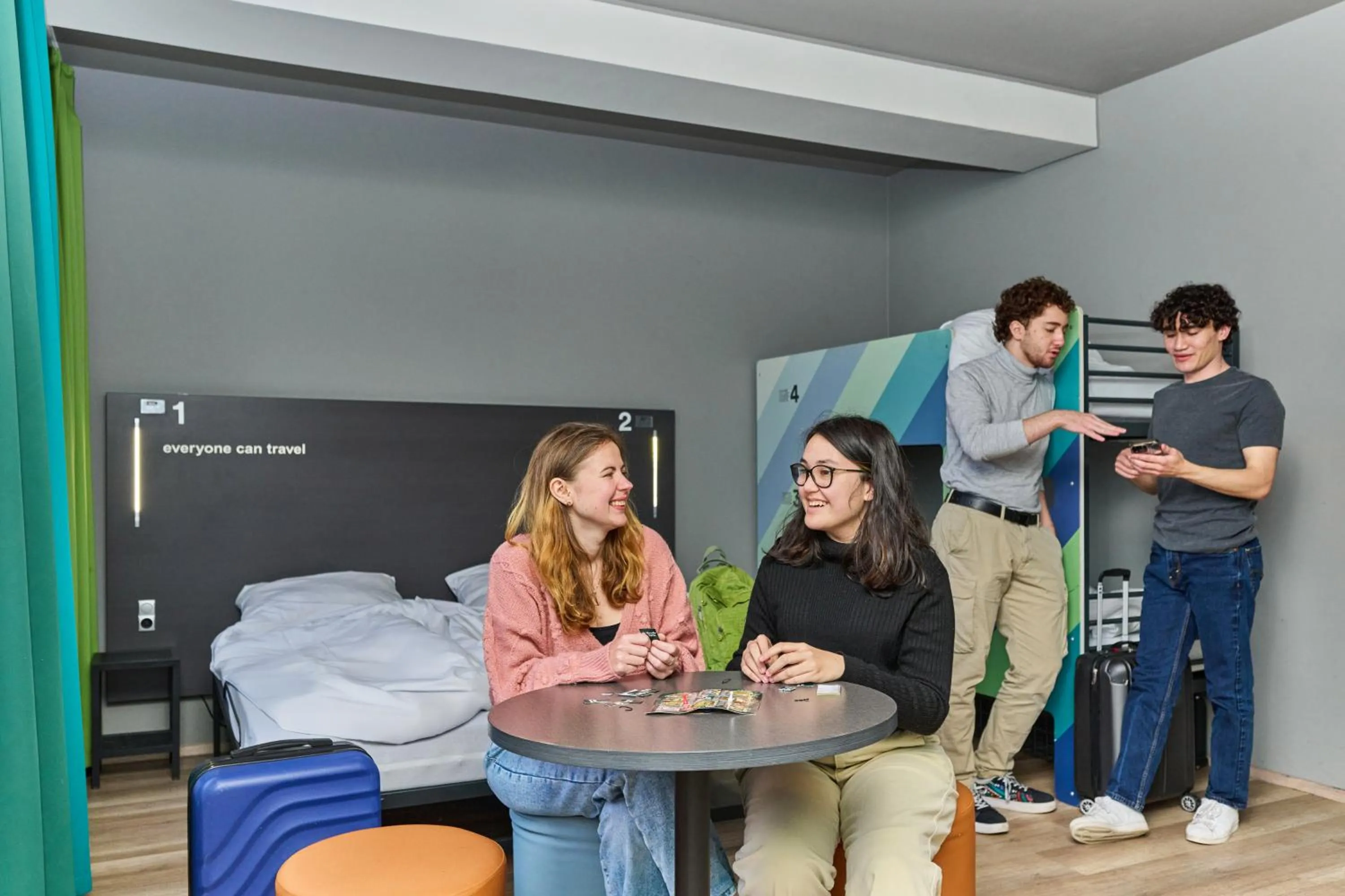 Bed in a&o Bremen Hauptbahnhof