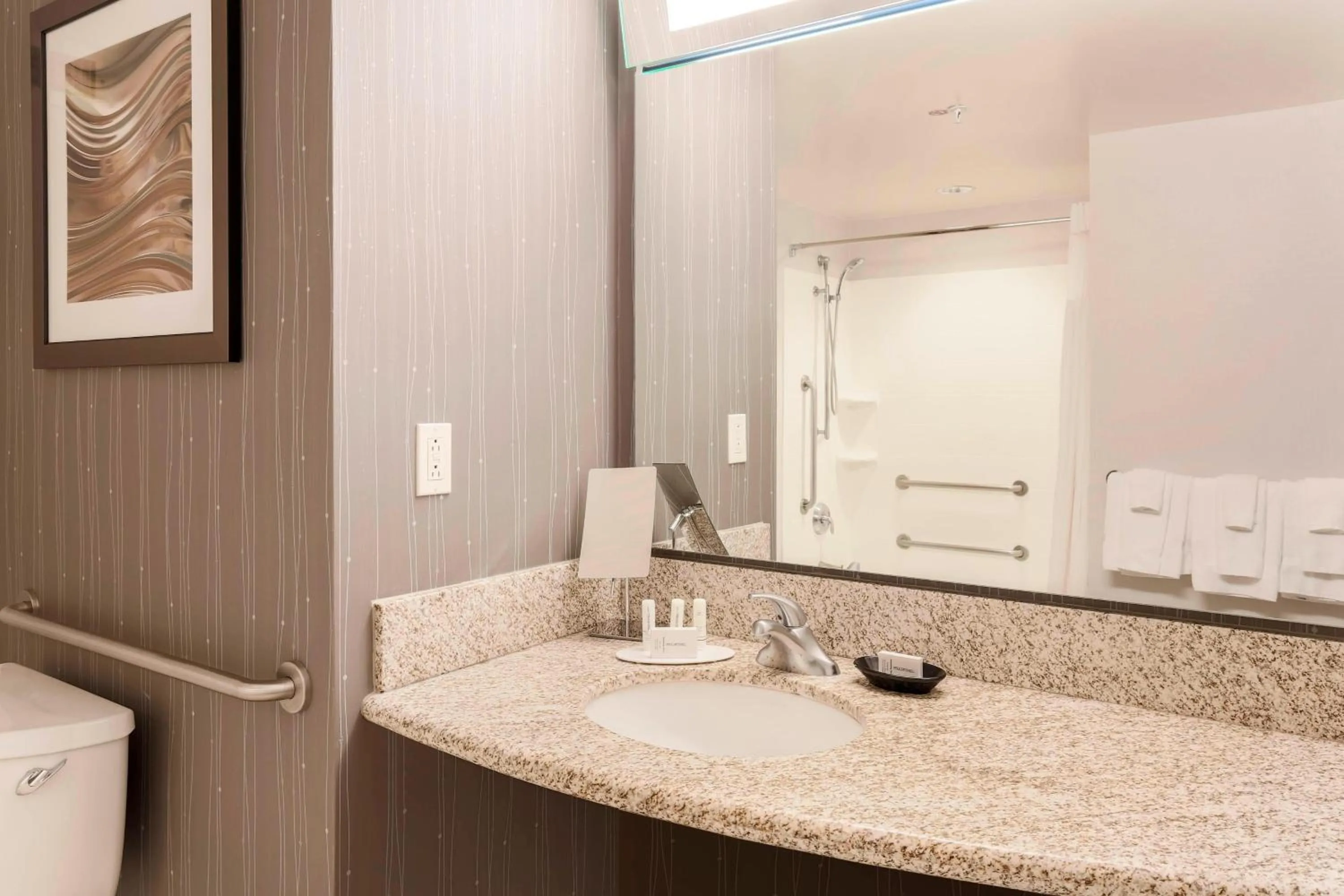Bathroom in Courtyard by Marriott San Jose Campbell