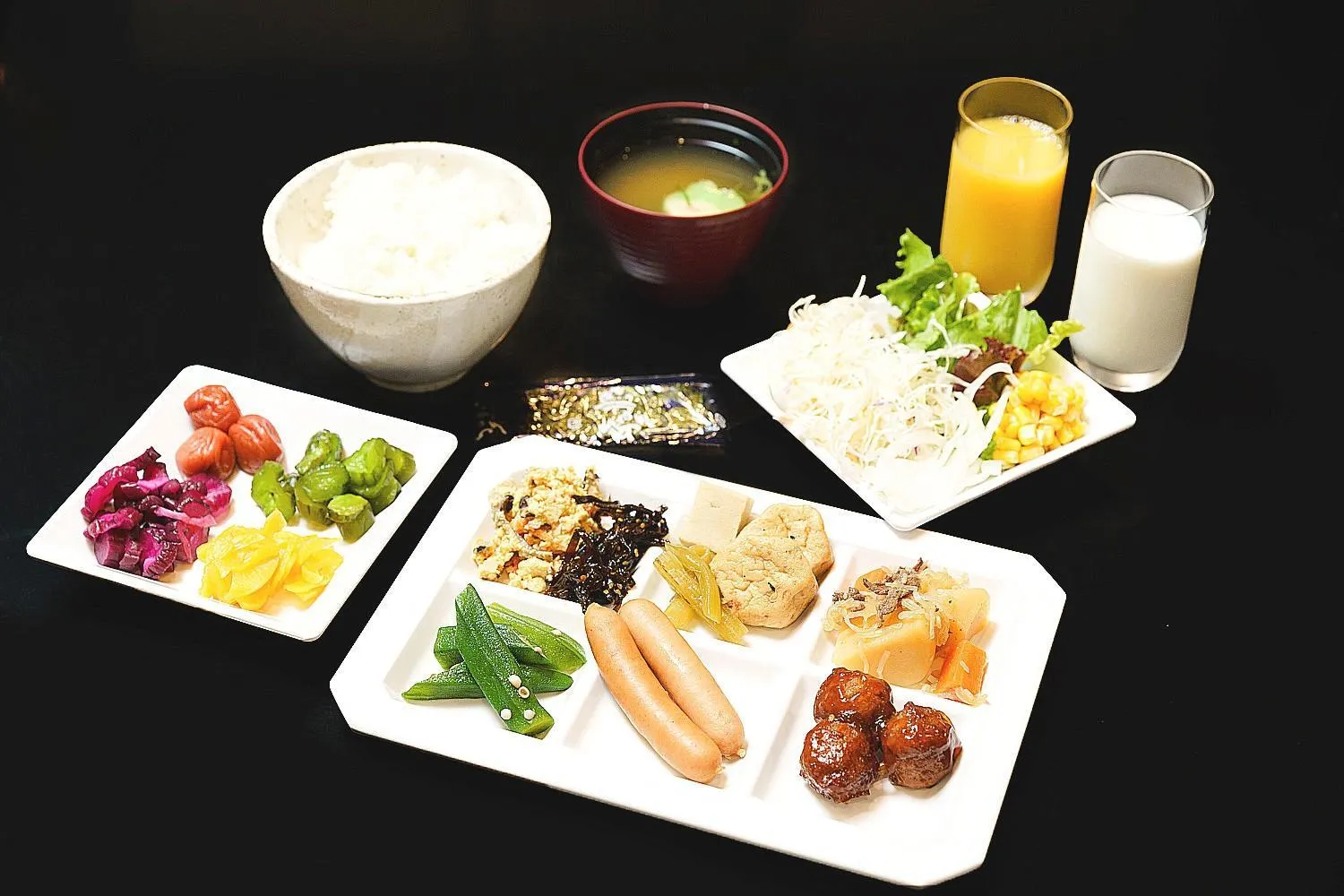 Continental breakfast in Kyoto Horikawa Inn