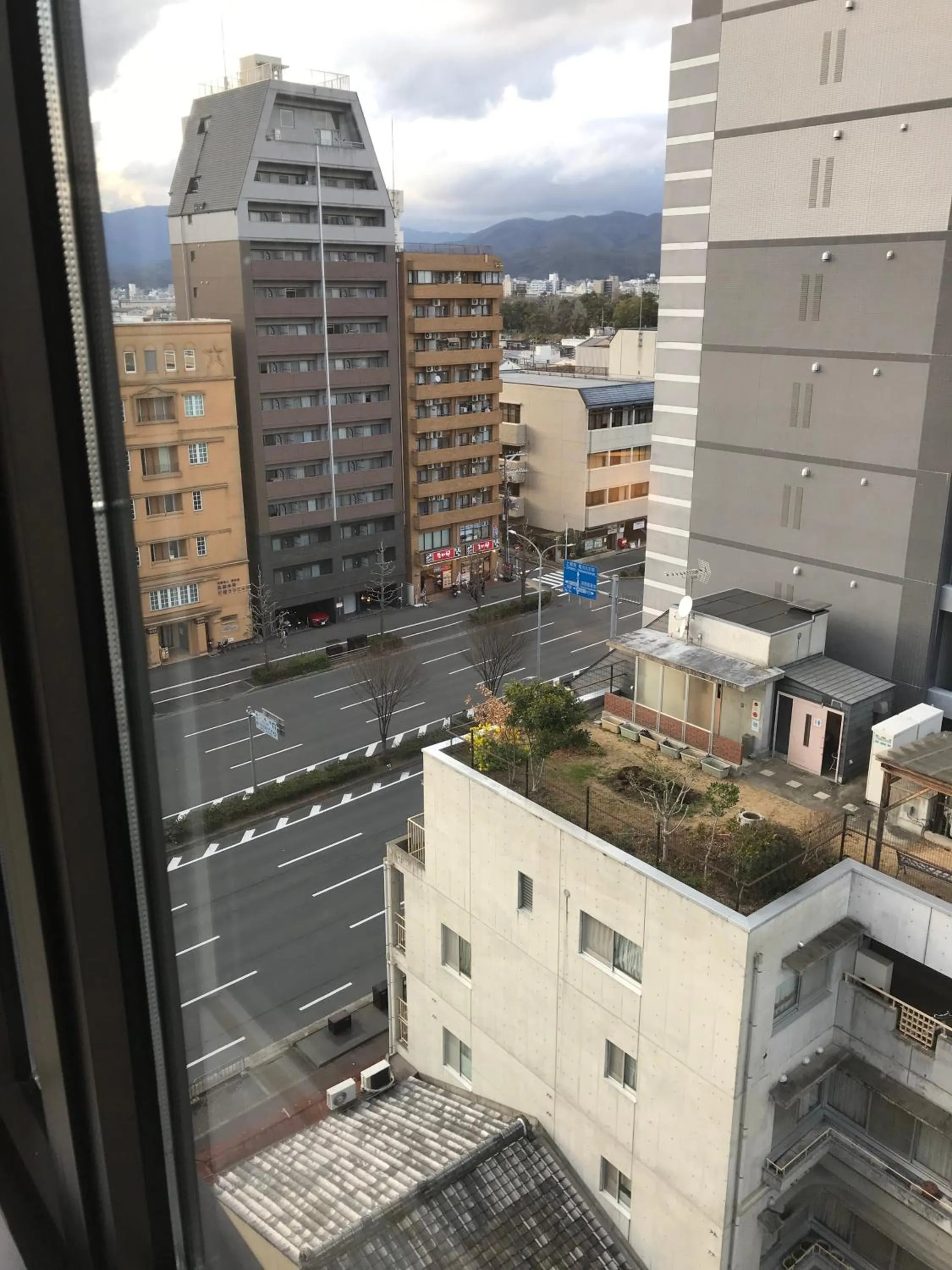 Street view in Kyoto Horikawa Inn