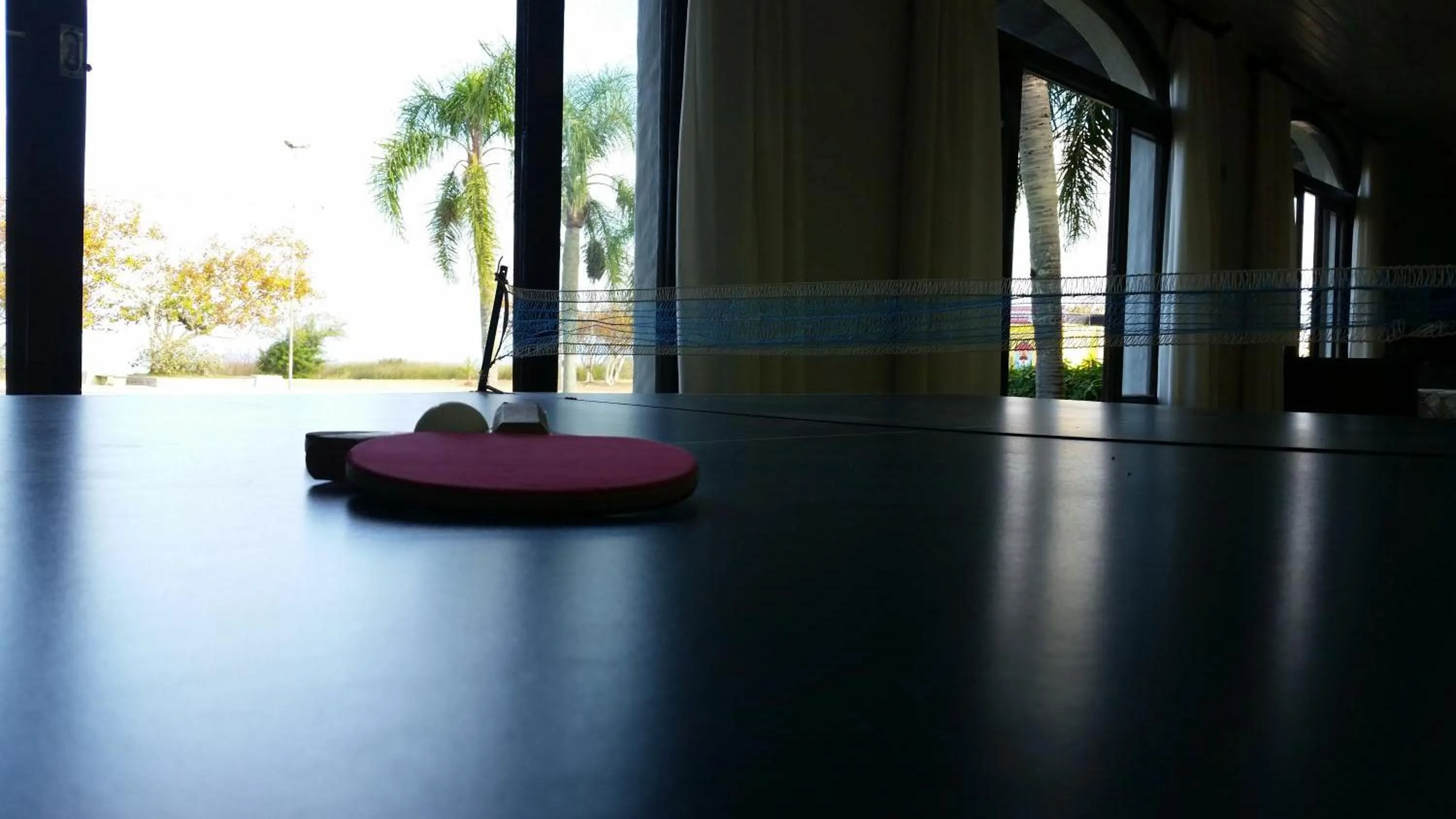 Table tennis in Hotel das Figueiras