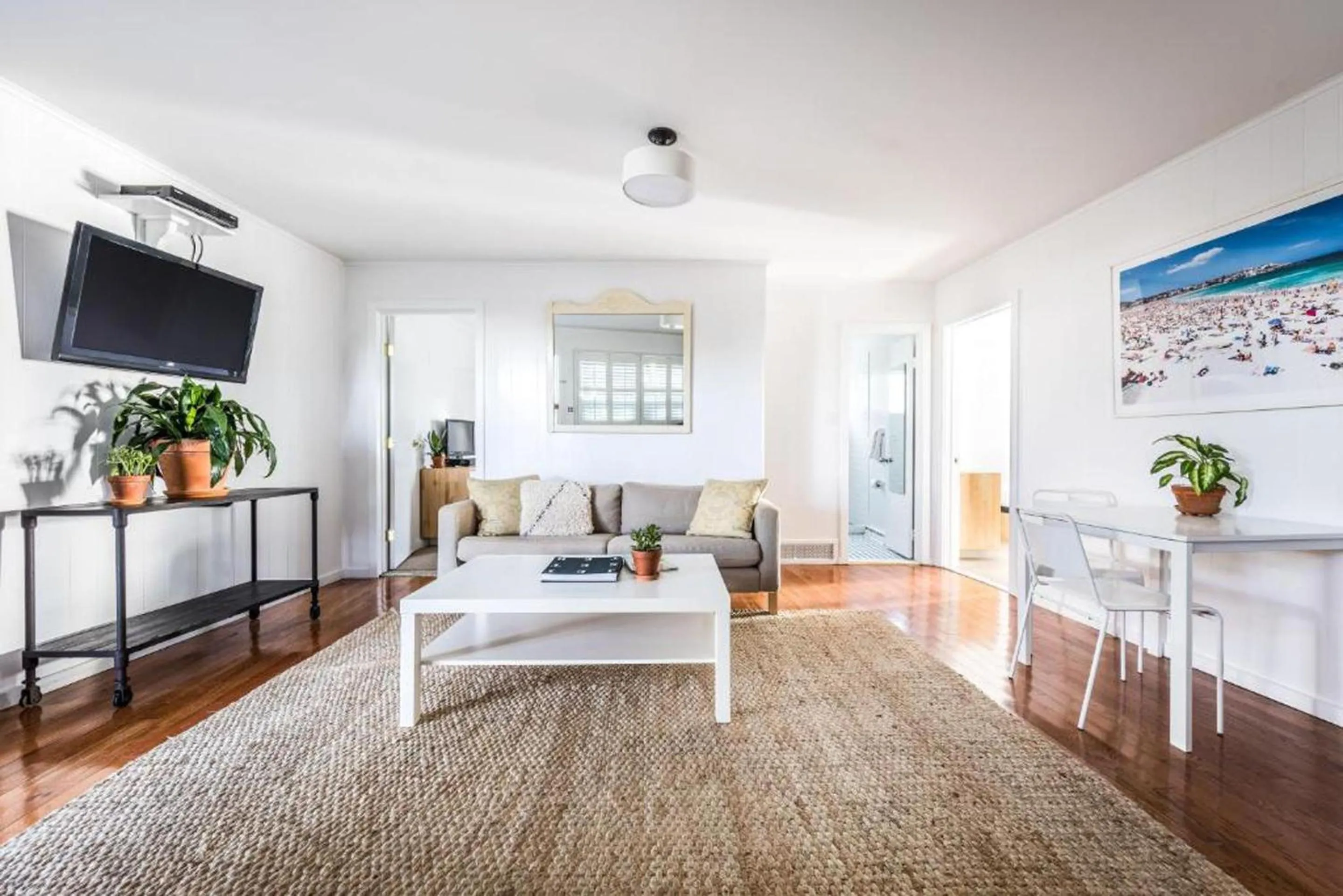 Living room in Haven Montauk