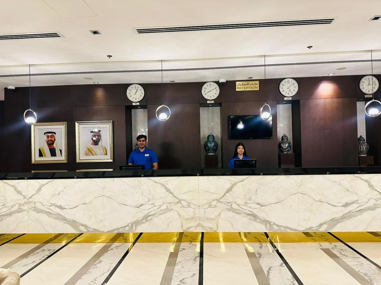 Lobby or reception in Montreal Barsha Hotel