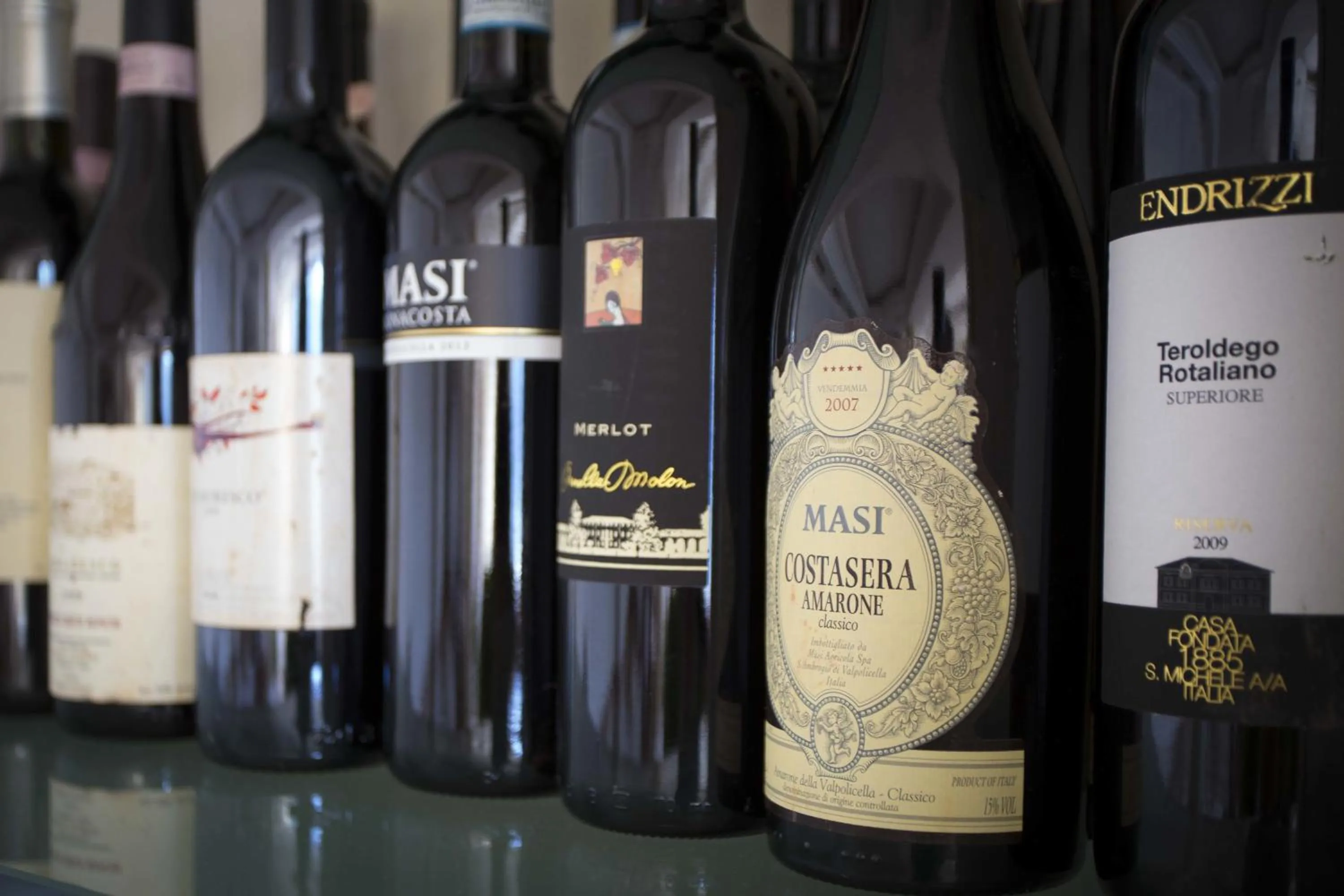 Alcoholic drinks in Hotel Miranda