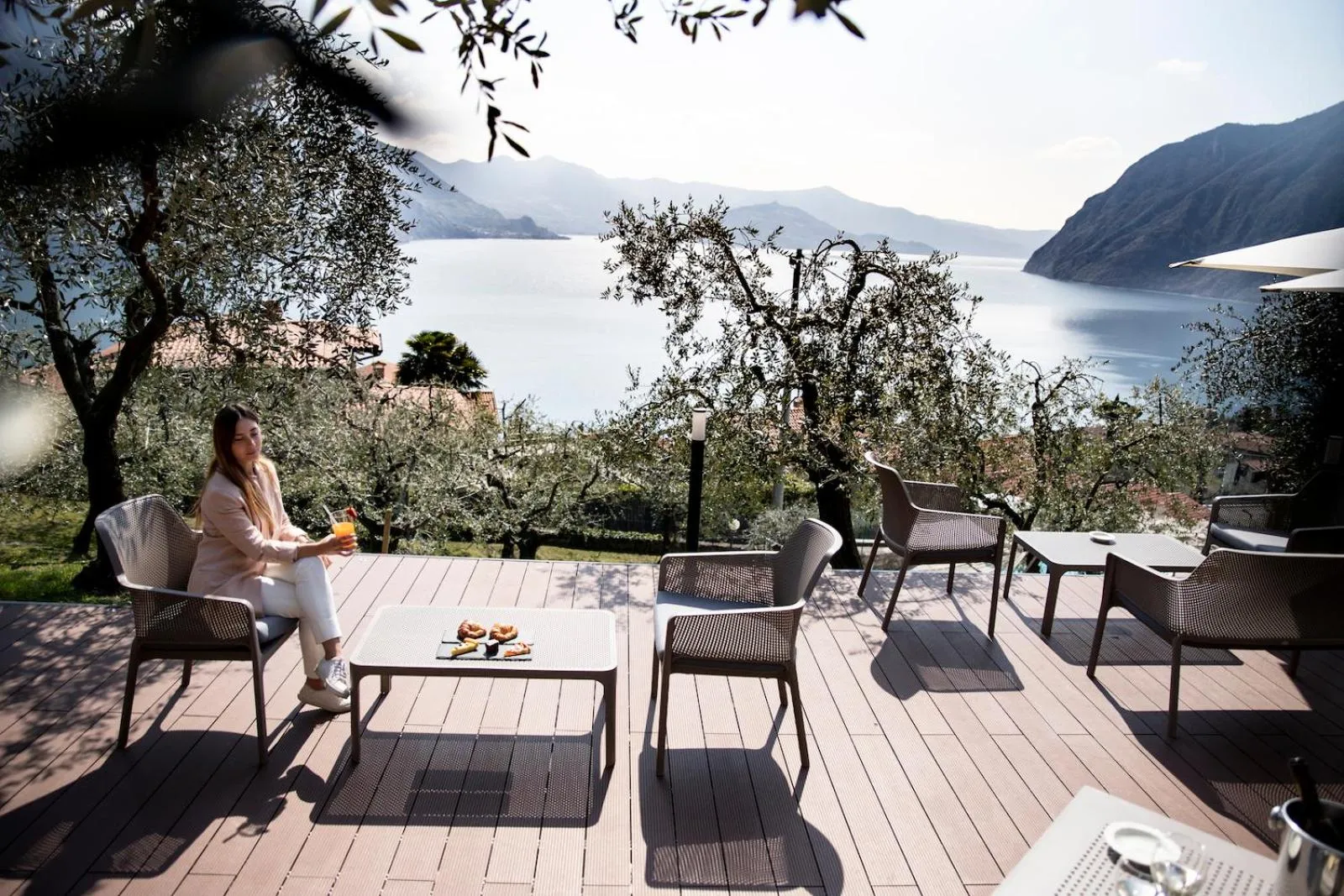 Patio in Hotel Miranda