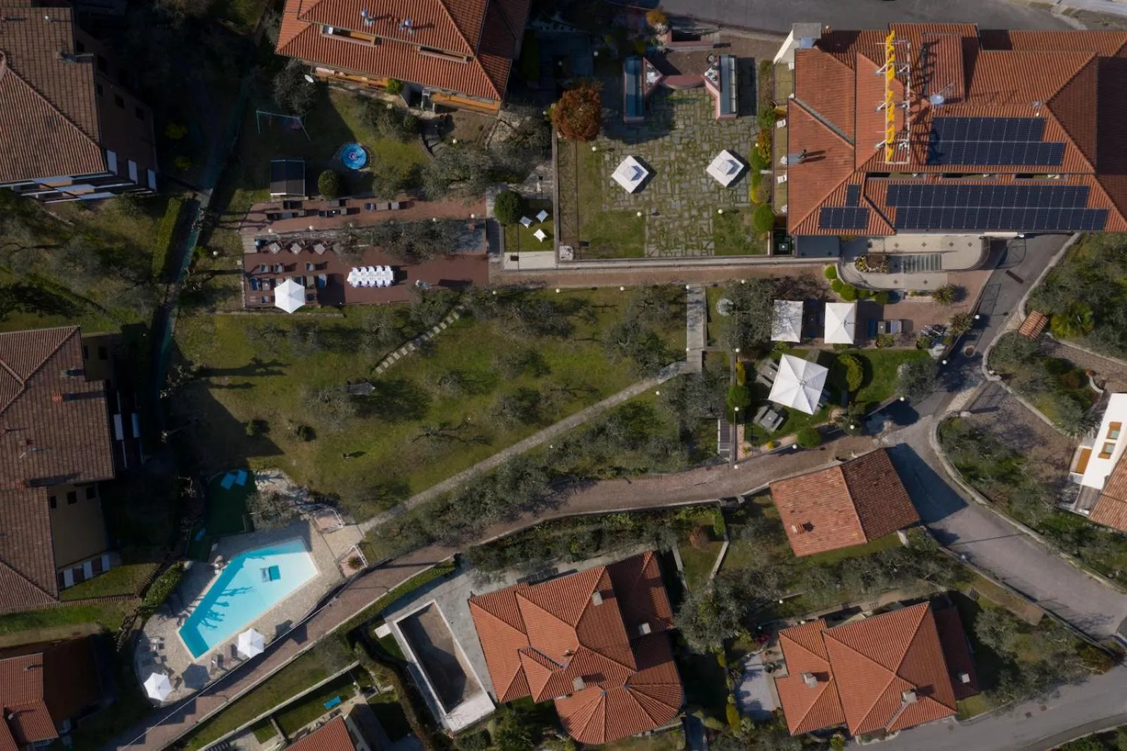 Bird's eye view in Hotel Miranda