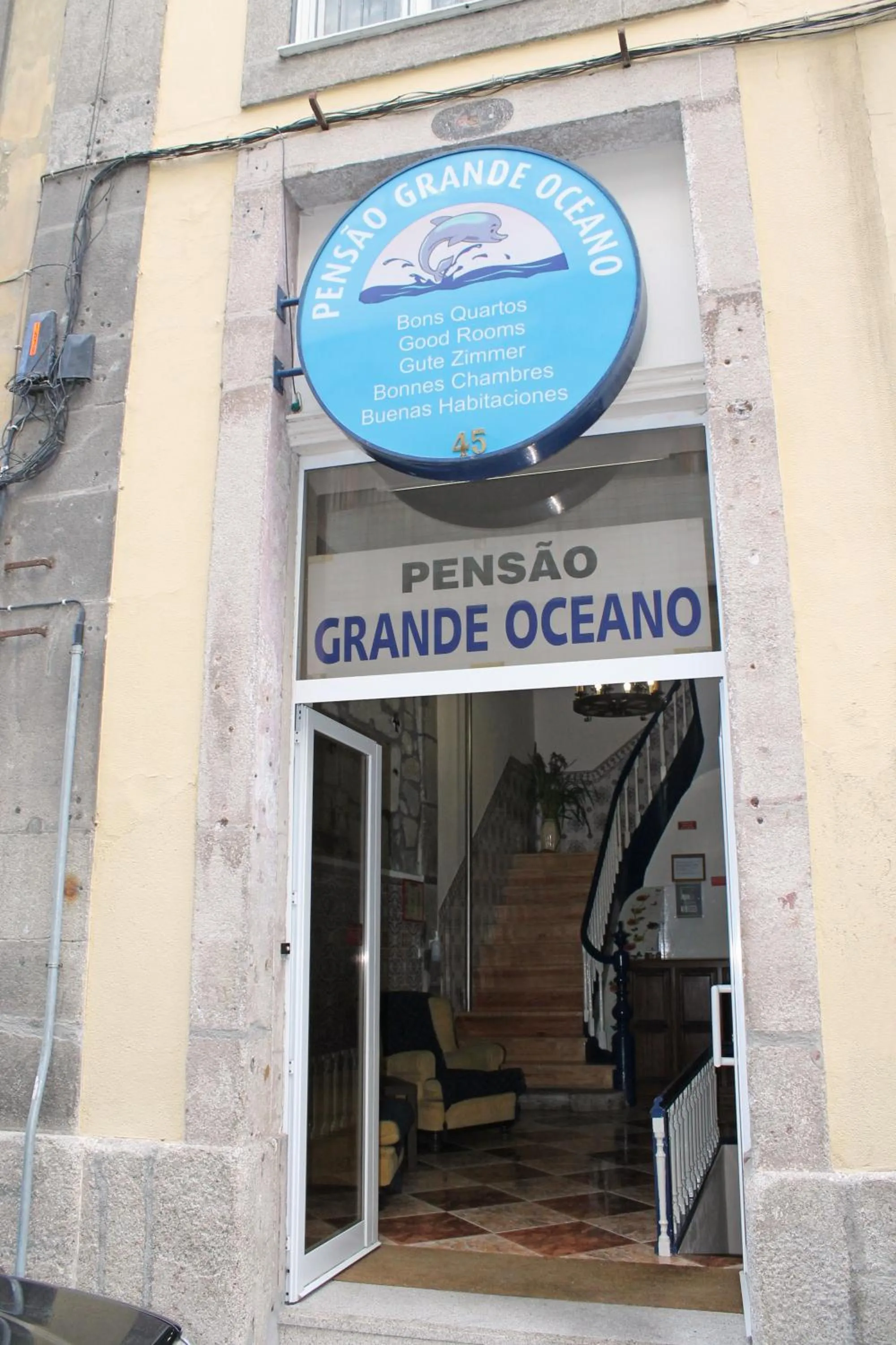 Facade/entrance in Grande Oceano Guest House