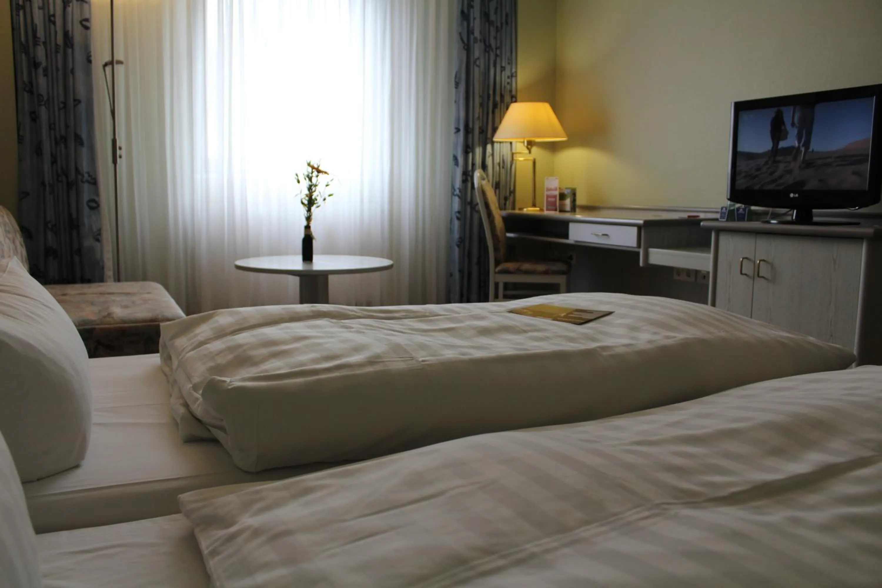 Bed in Hotel Rennsteig