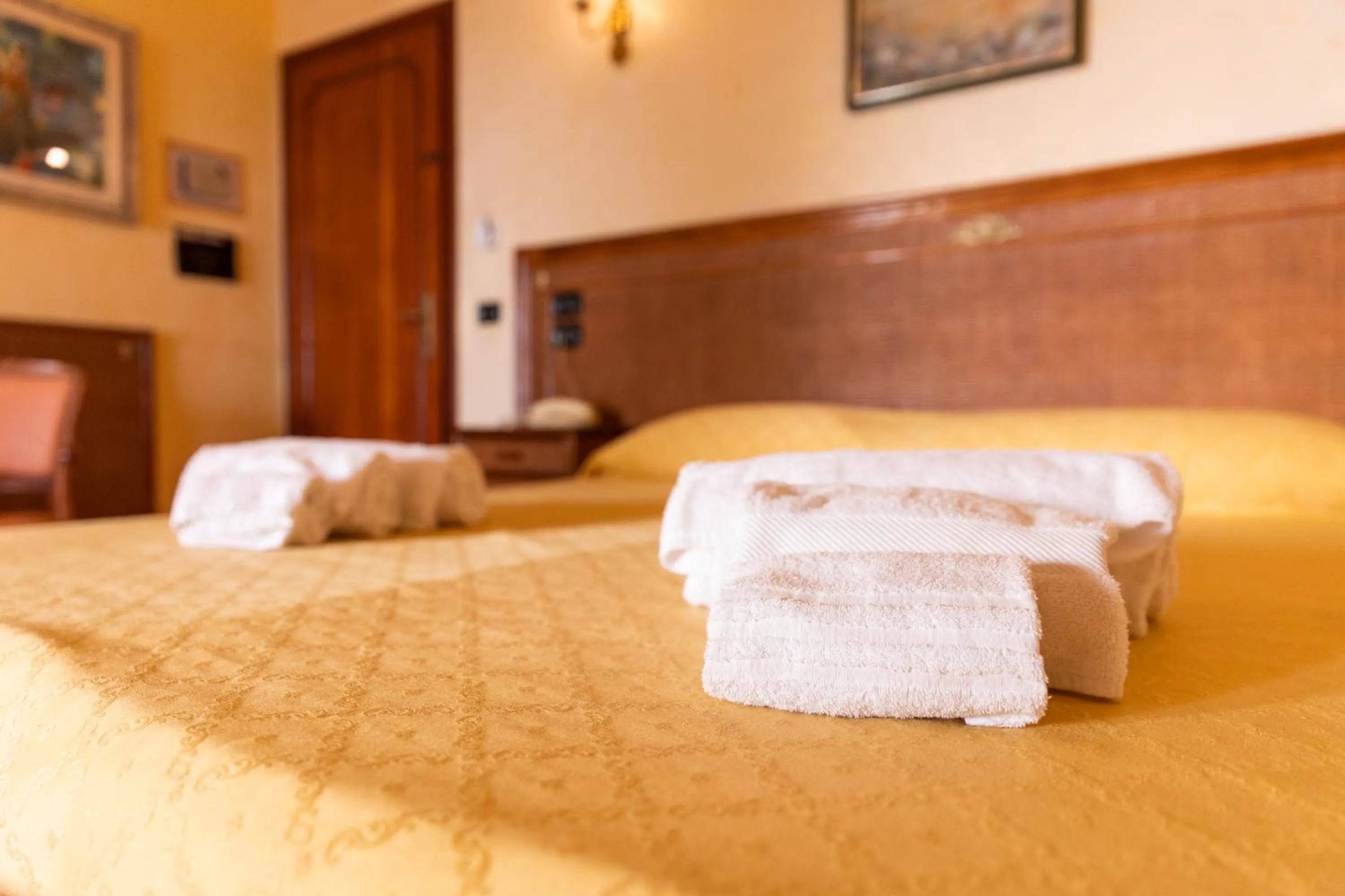 Bed in Triscinamare Hotel Residence