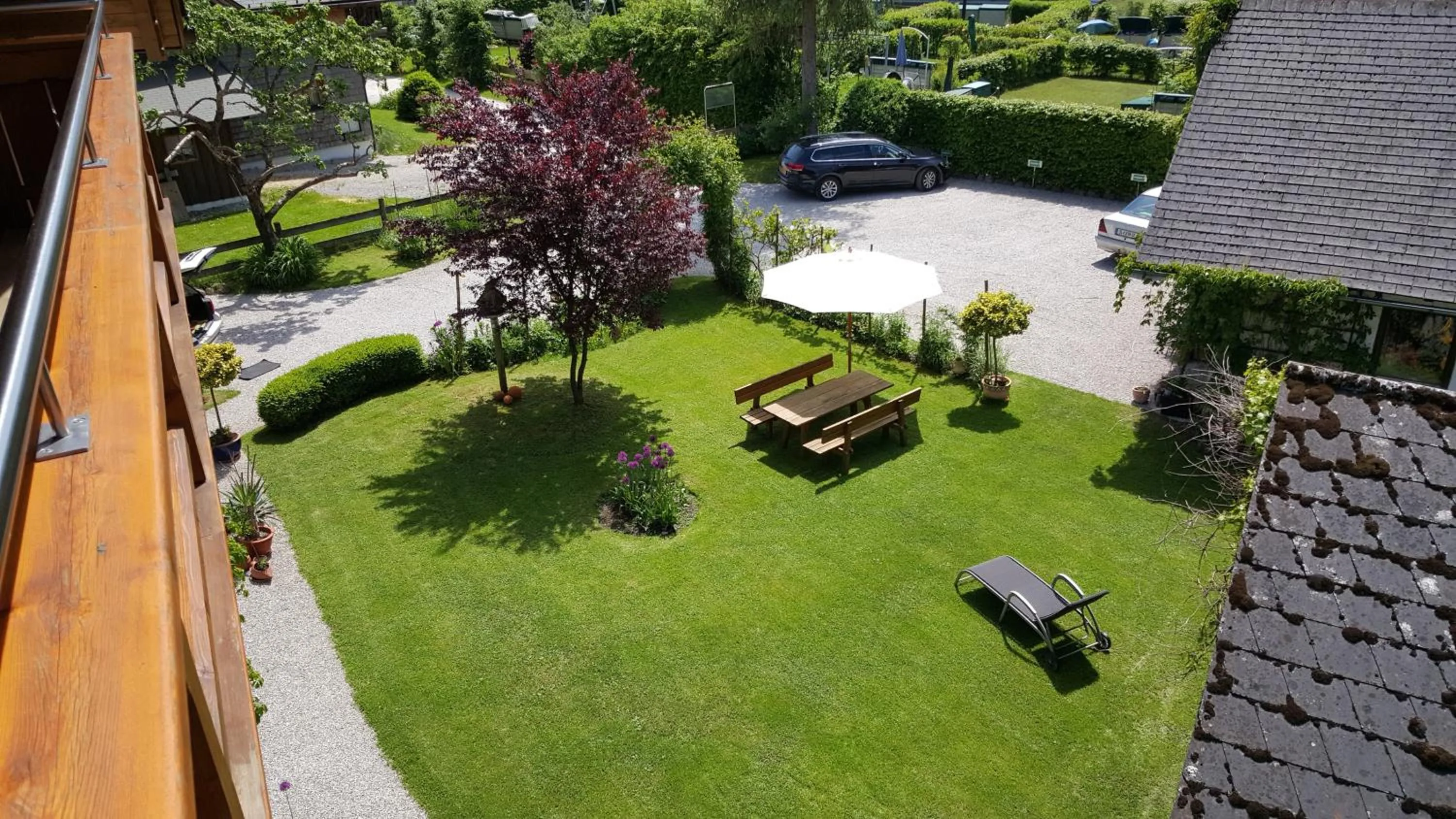 Balcony/Terrace in Landhaus Leitner am Wolfgangsee