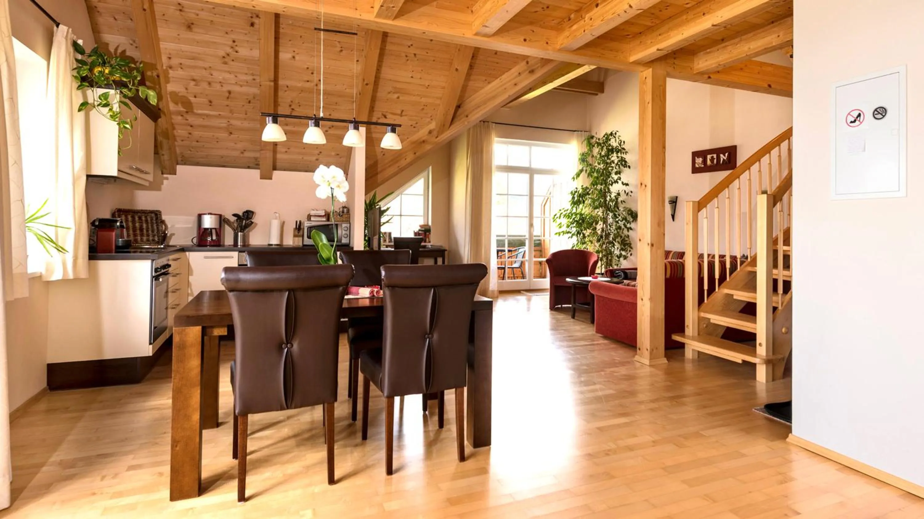 Kitchen or kitchenette in Landhaus Leitner am Wolfgangsee