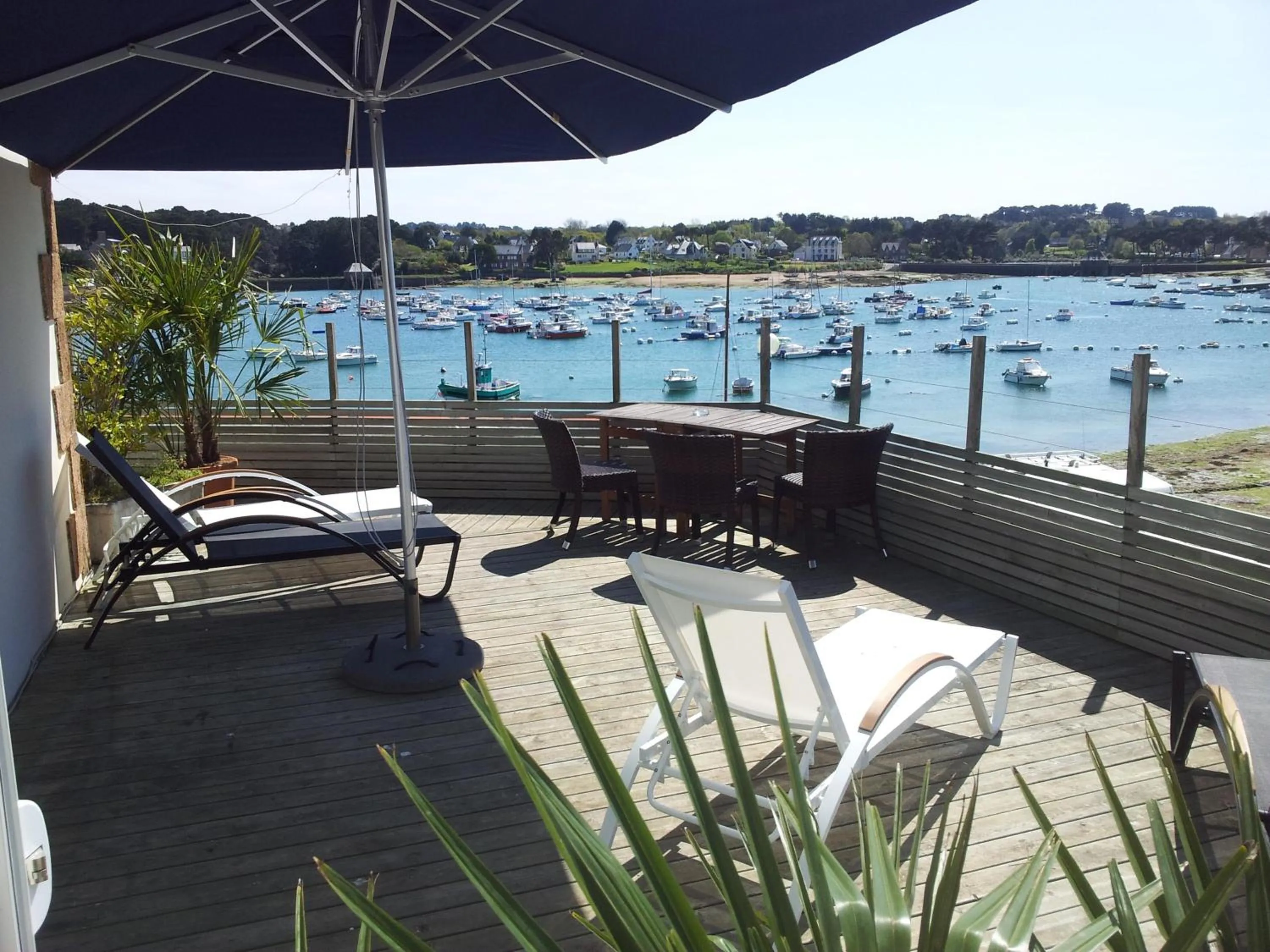 View (from property/room) in Hôtel des Rochers