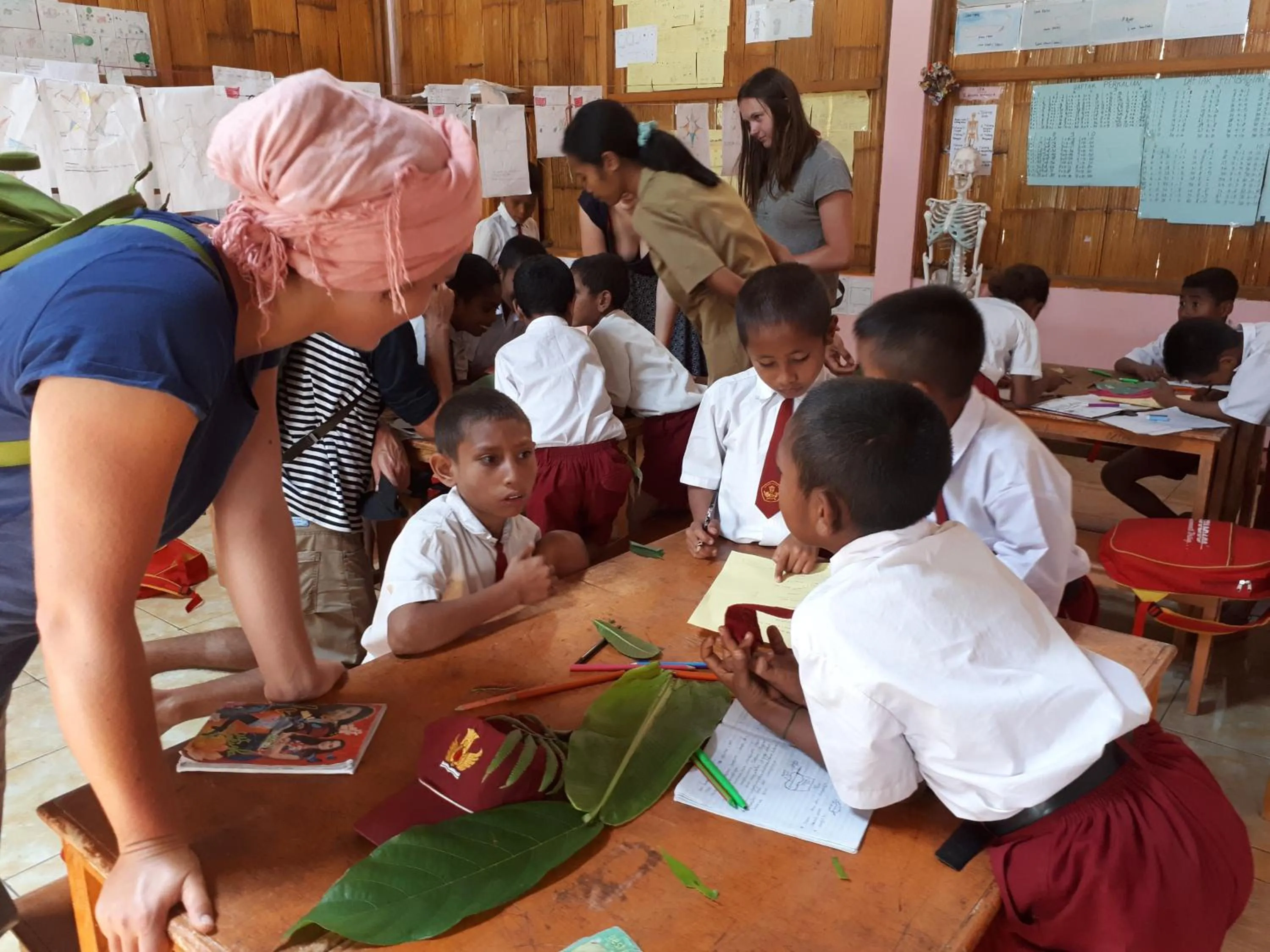 People in Bajawa-Roo Hotel